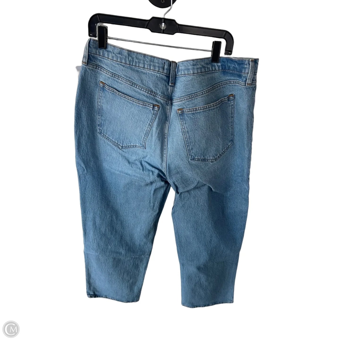 Jeans Straight By Abercrombie And Fitch In Blue Denim, Size: 16