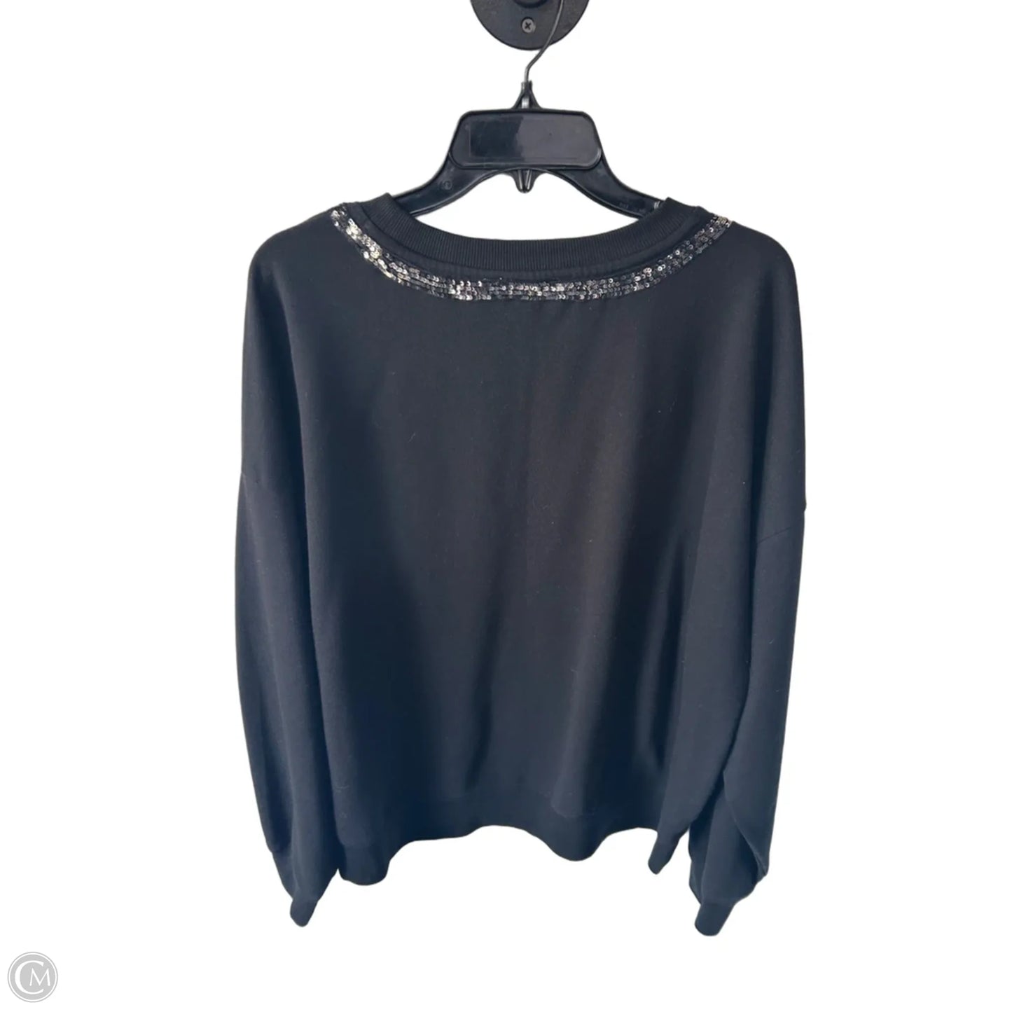 Sweatshirt Crewneck By Maeve In Black, Size: Xl