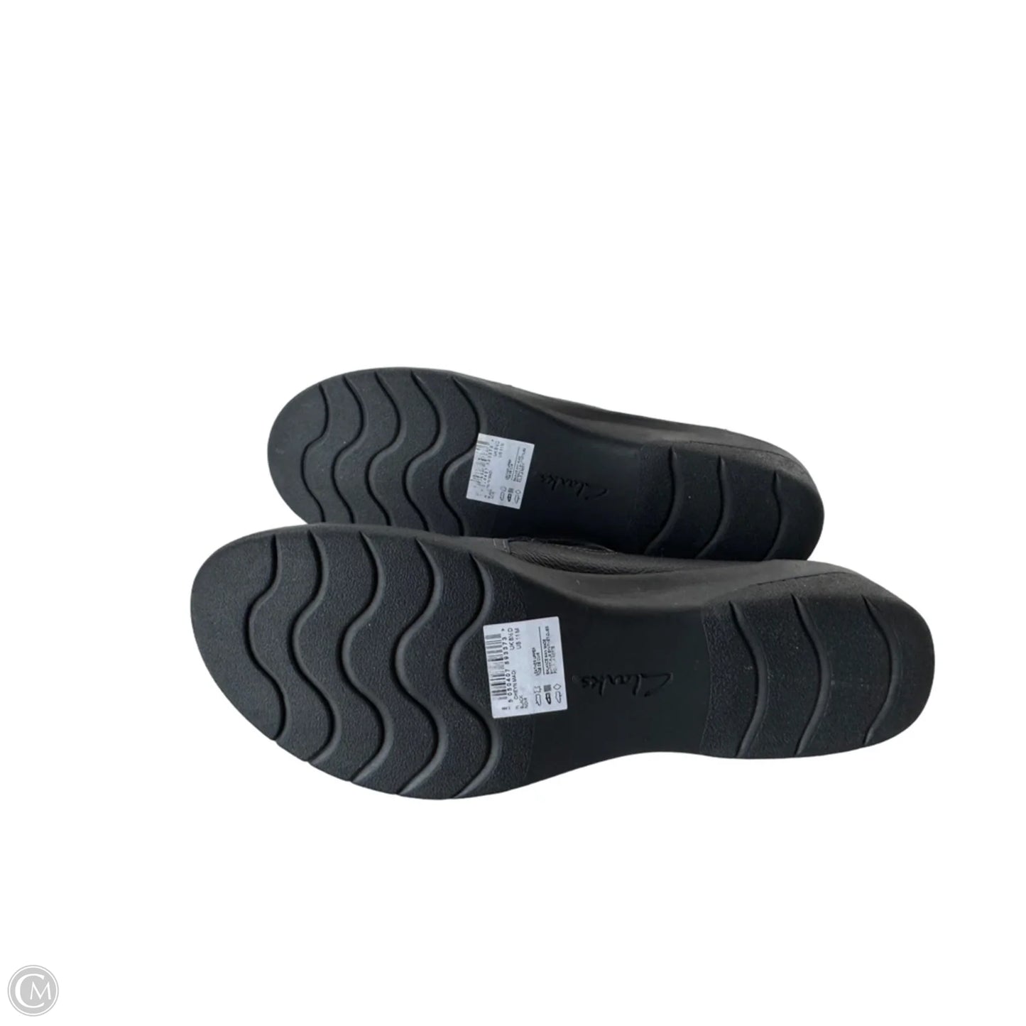 Shoes Flats By Clarks In Black, Size: 11