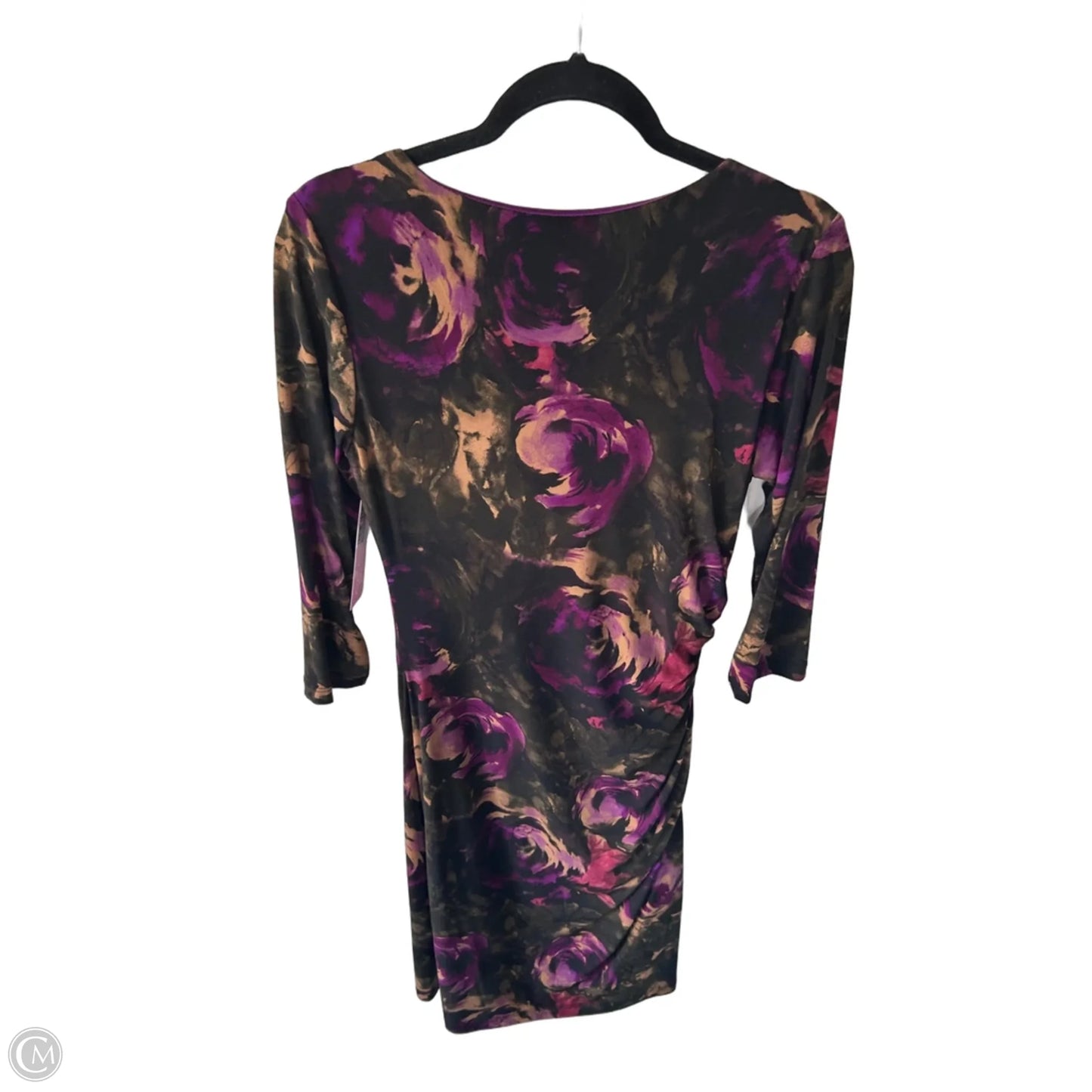 Dress Work By Ronnie Nicole In Green & Purple, Size: M