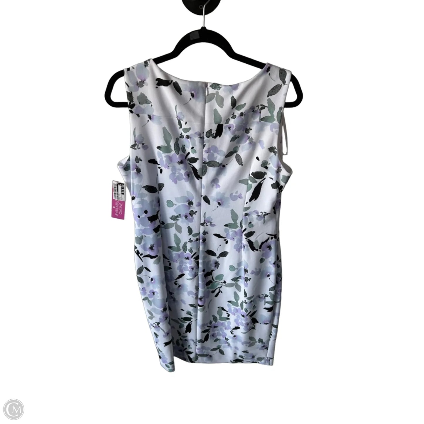 Dress Work By Marc New York In Purple & White, Size: L