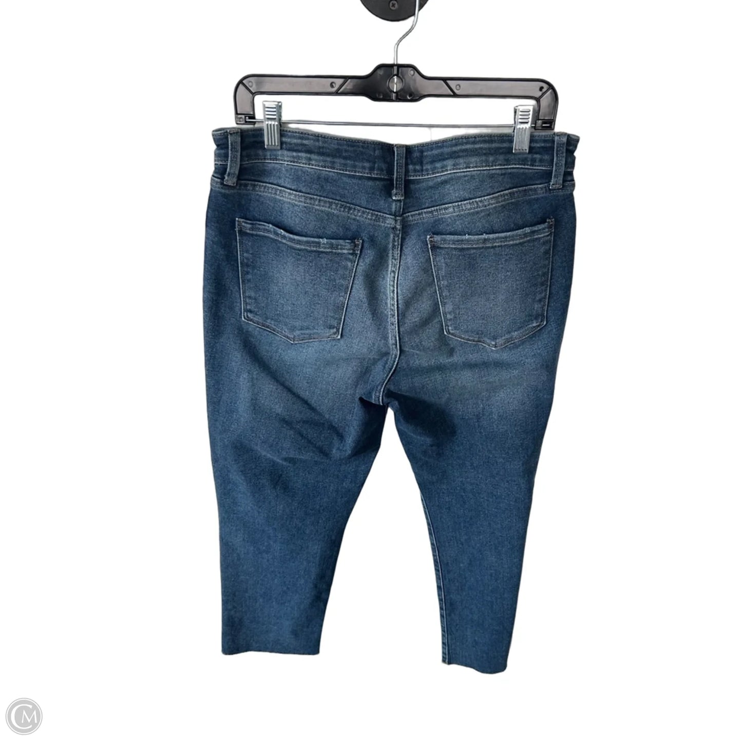 Jeans Straight By Evereve In Blue Denim, Size: 12