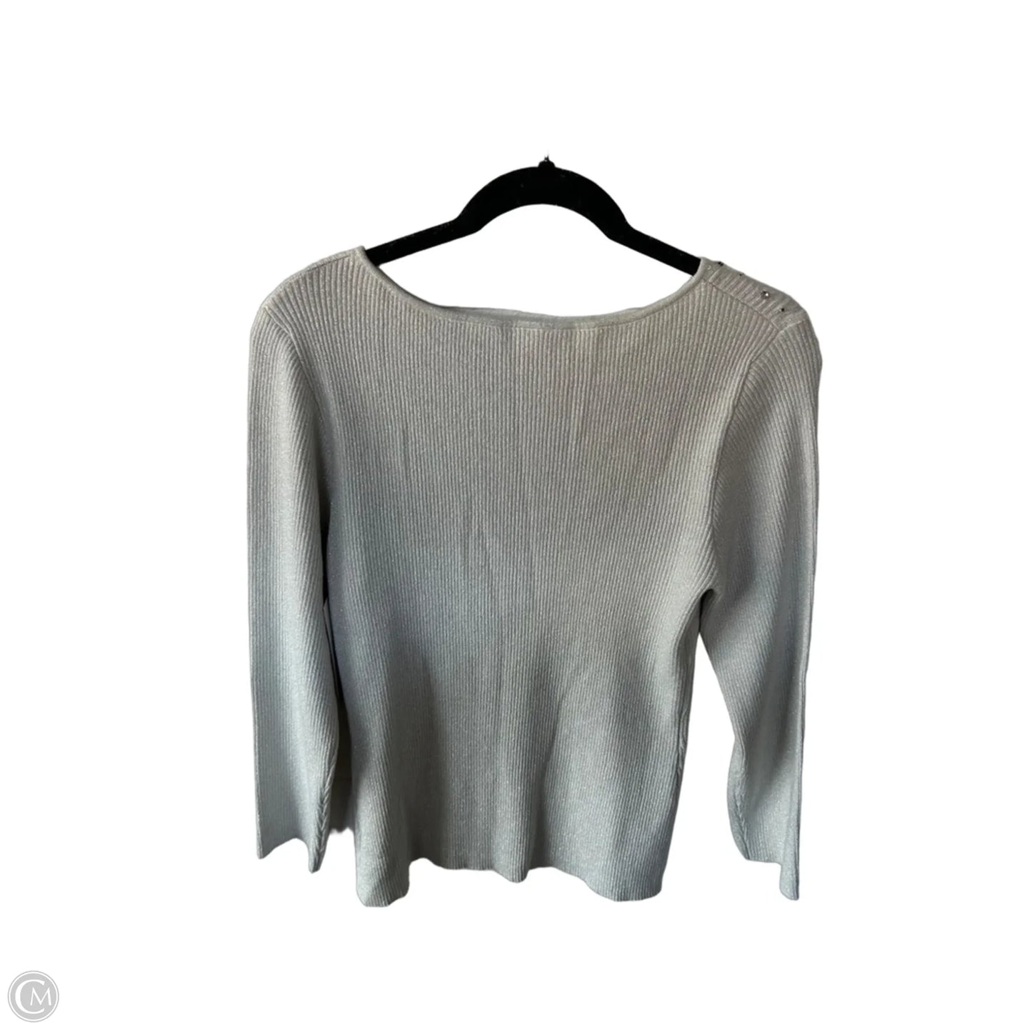 Sweater By Reba In Silver, Size: Xl
