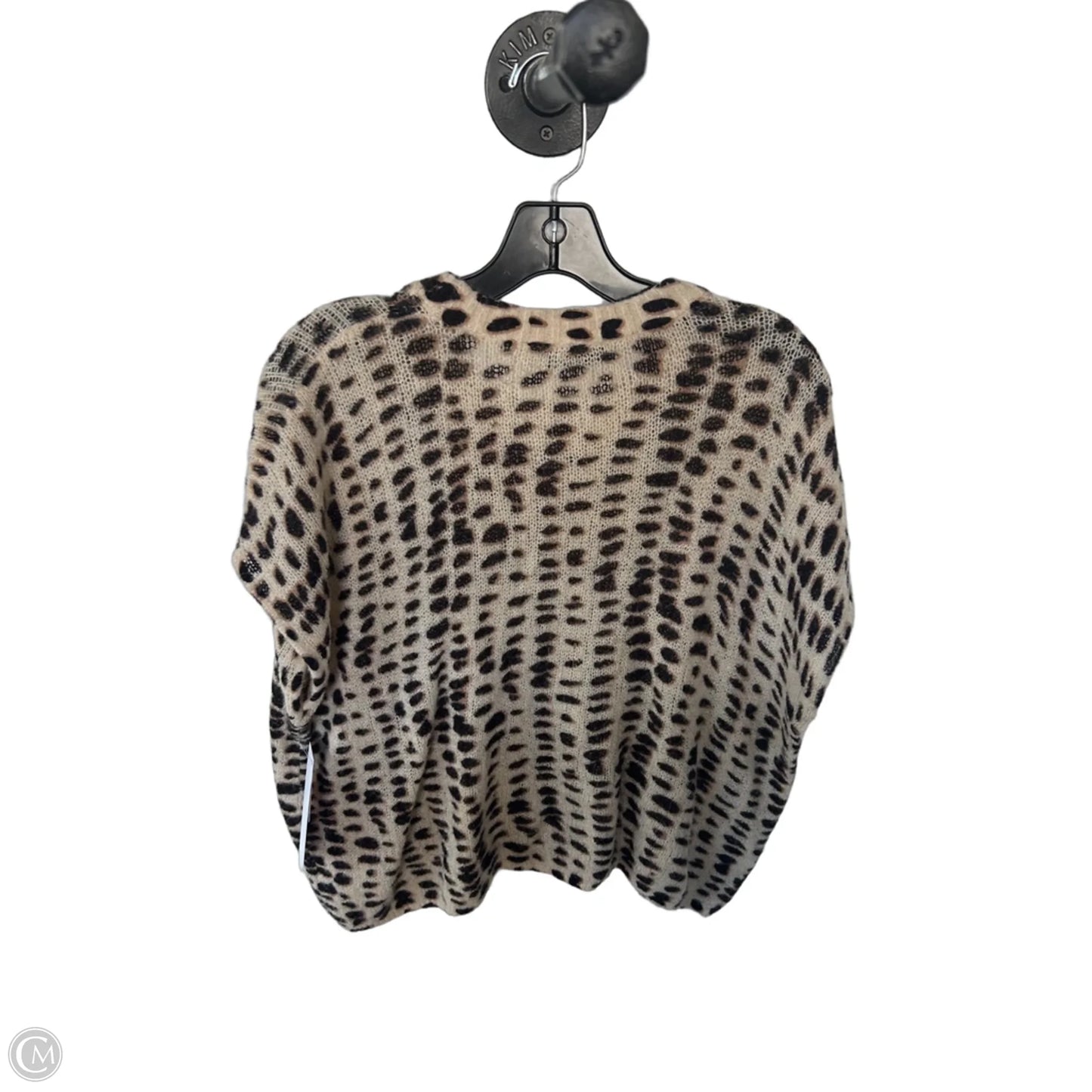Vest Sweater By Lna In Black & Tan, Size: M