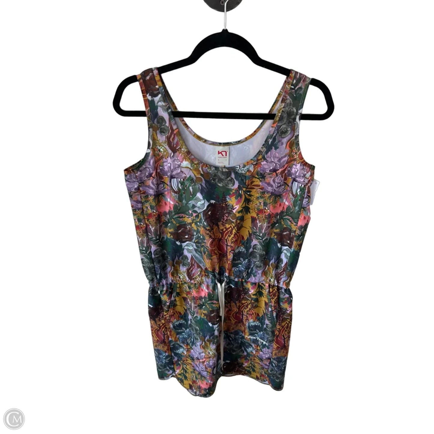 Athletic Dress By Clothes Mentor In Grey & Yellow, Size: S
