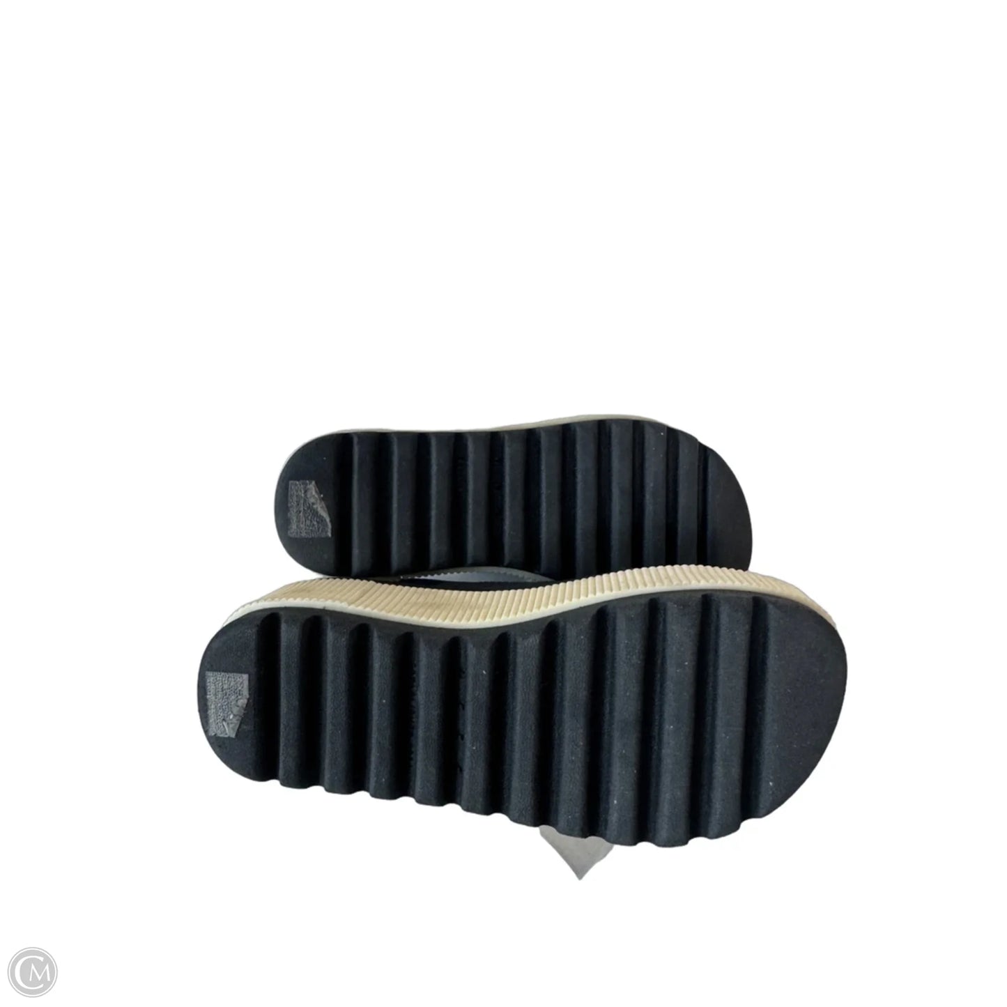 Sandals Flats By Reef In Black & Cream, Size: 6