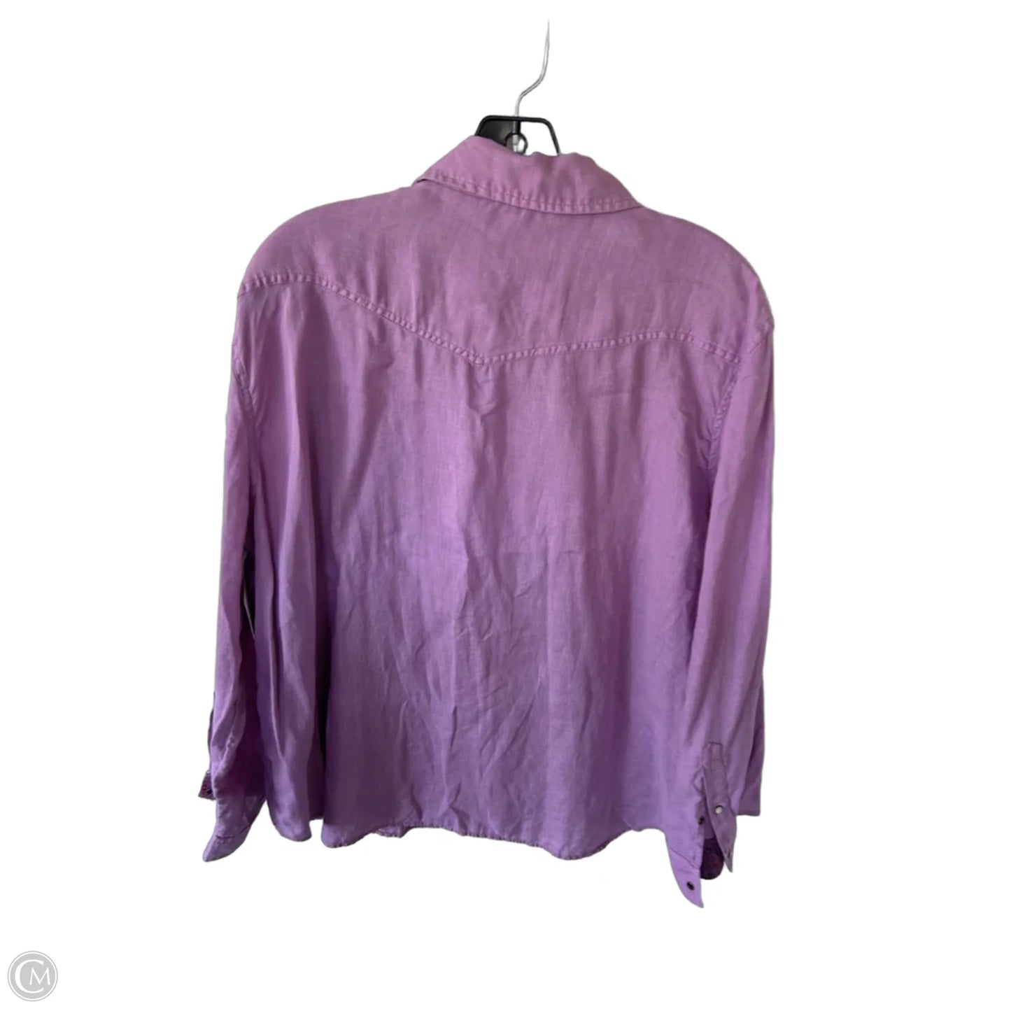 Top Long Sleeve By Sundance In Purple, Size: Xxl