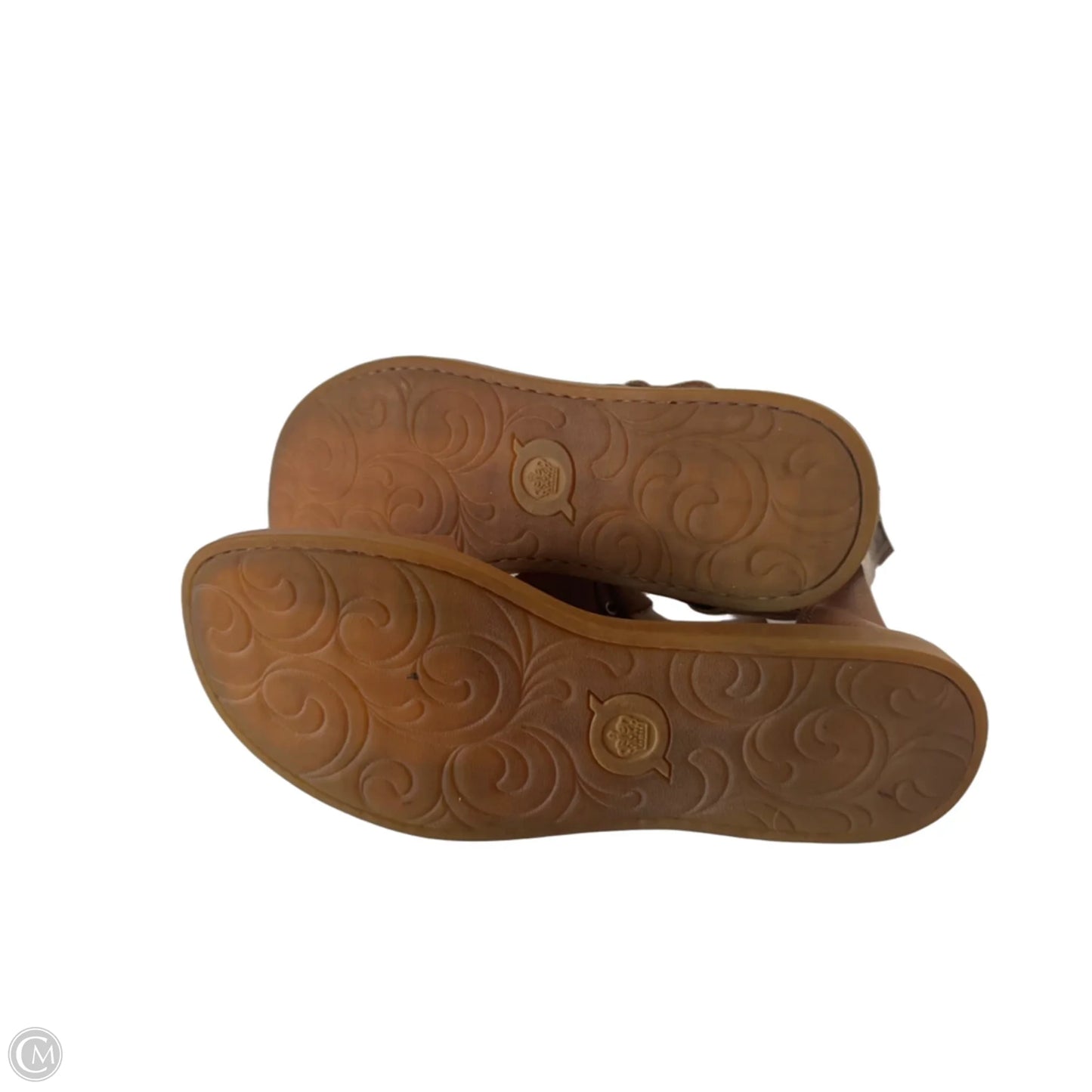 Sandals Flats By Born In Brown, Size: 8