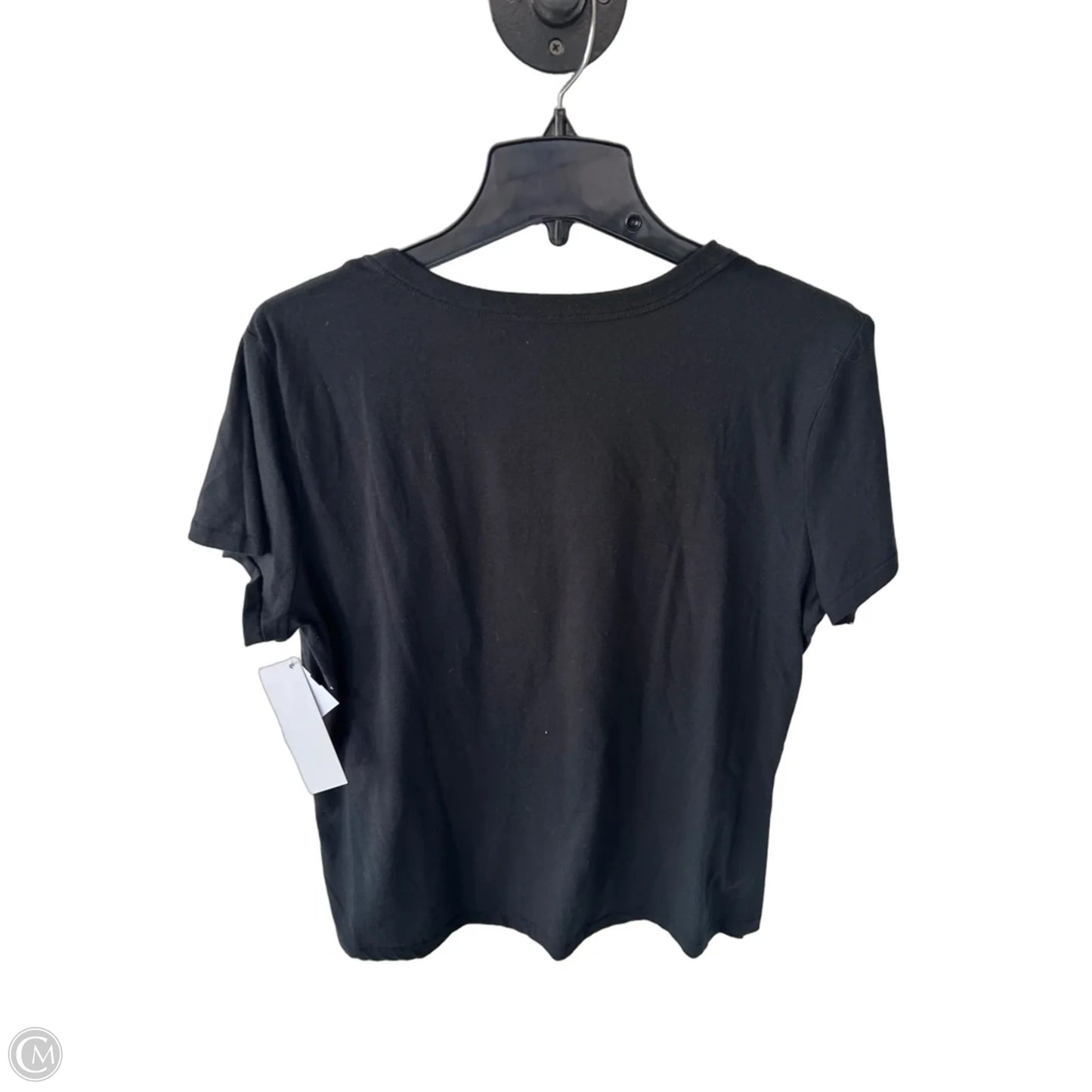 Top Short Sleeve Basic By Clothes Mentor In Black, Size: Xl
