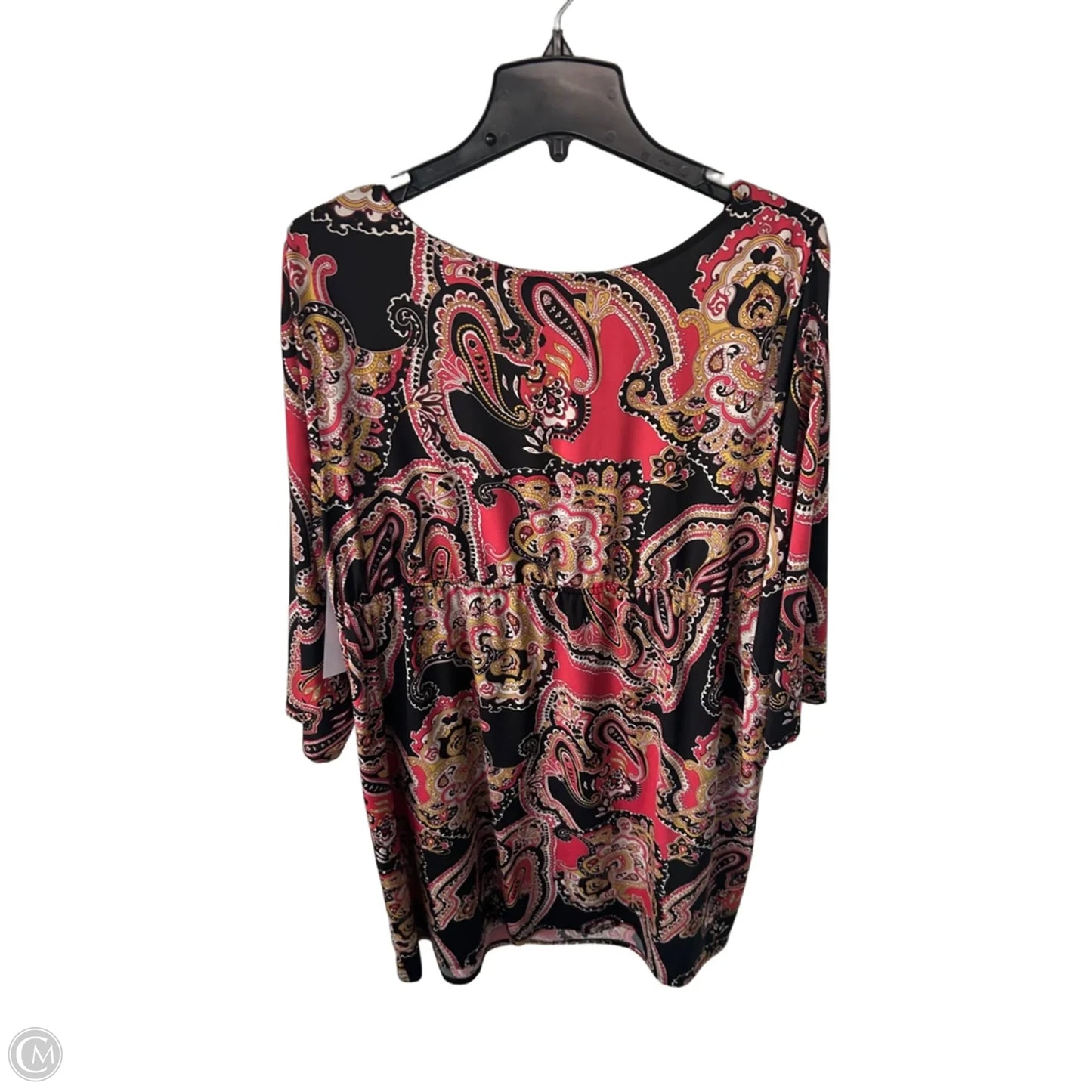 Dress Work By Inc In Black & Pink, Size: 2x