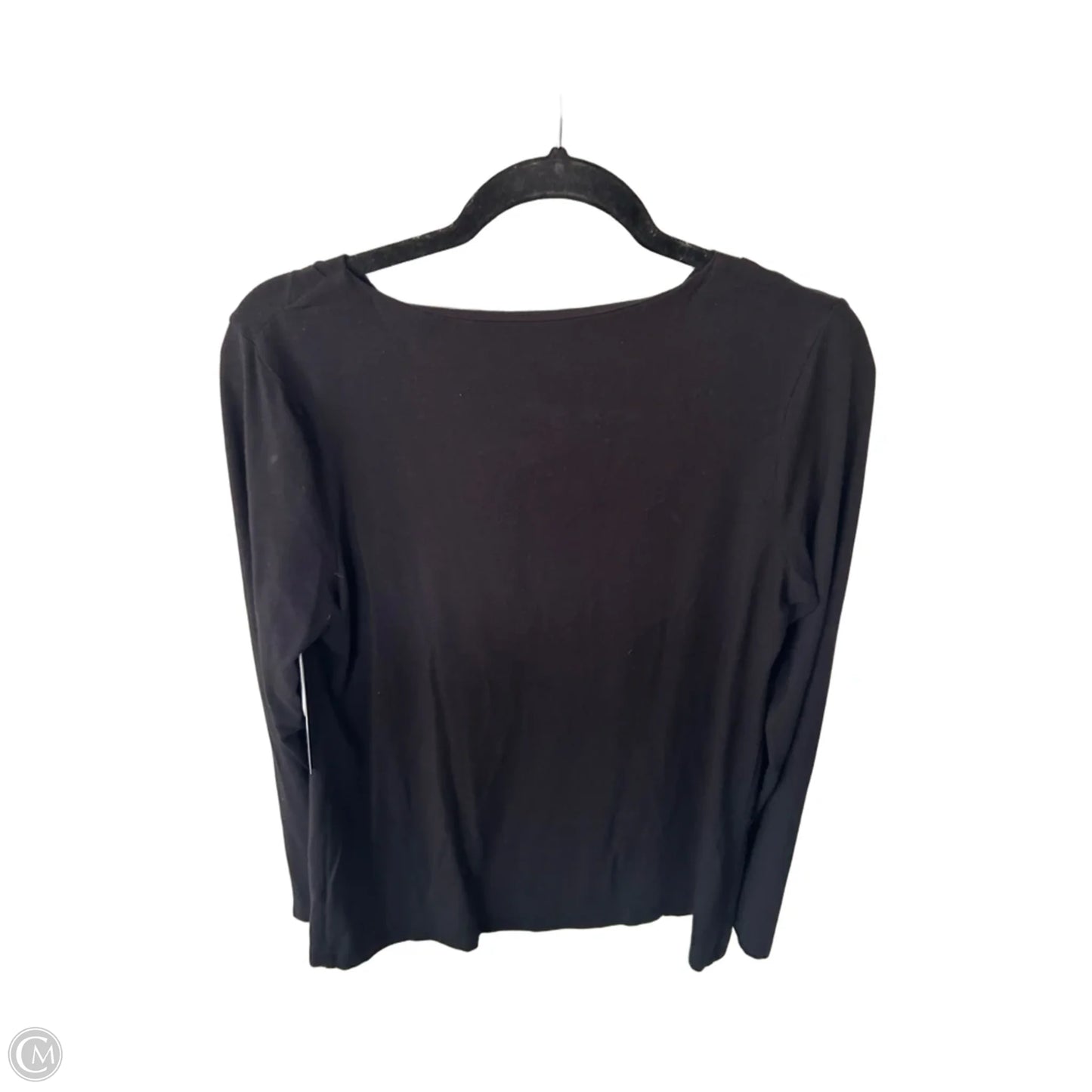 Top Long Sleeve By Talbots In Black, Size: Mp