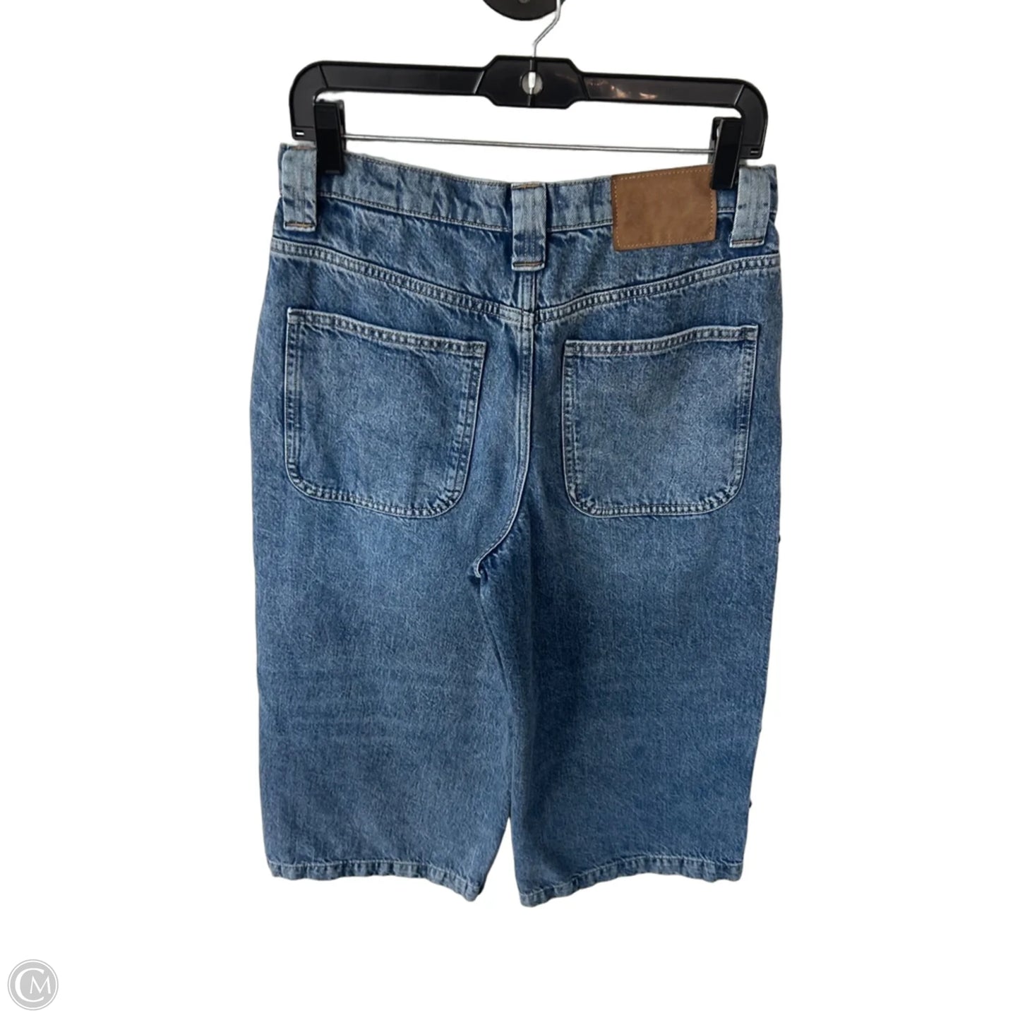 Jeans Cropped By Banana Republic In Blue Denim, Size: 2