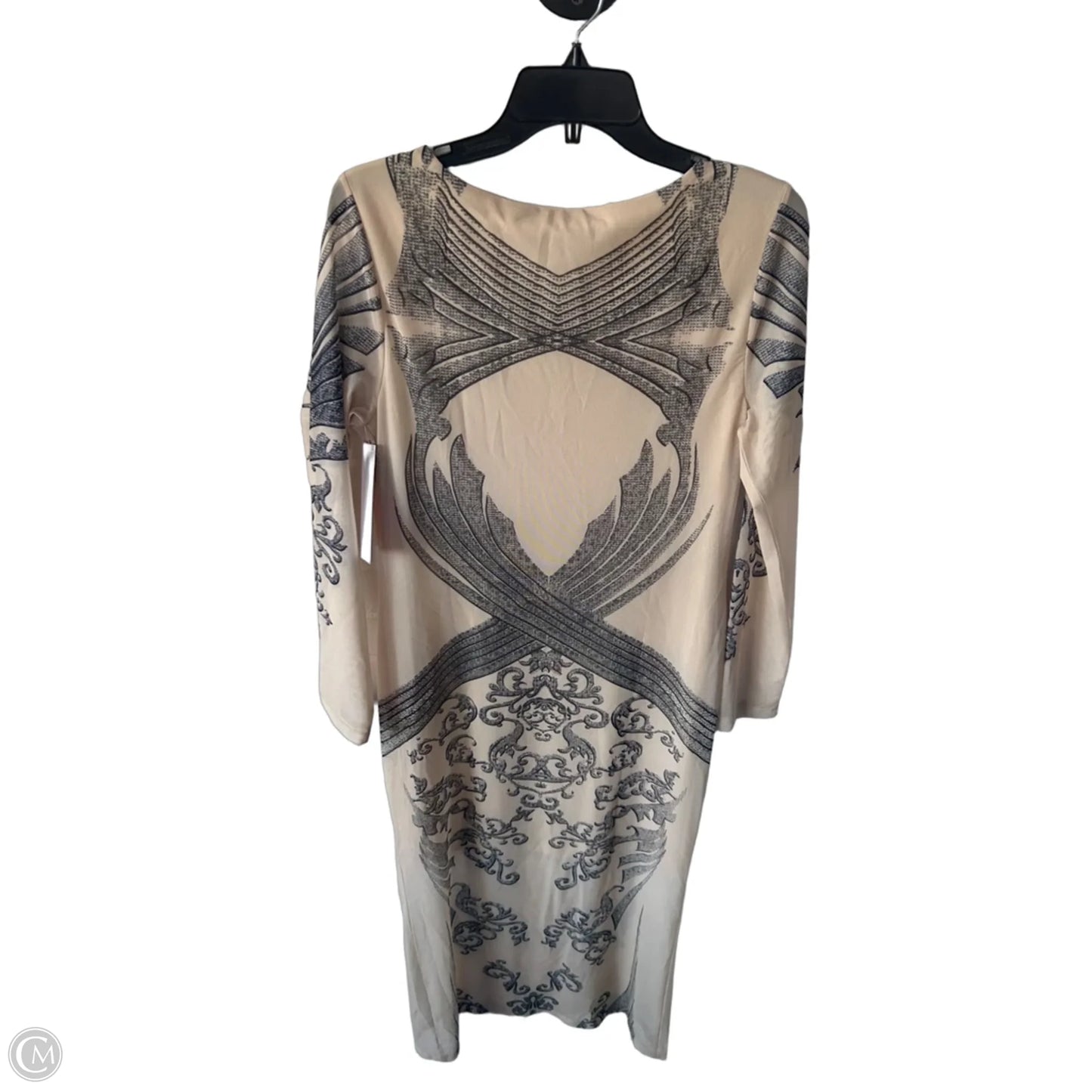 Dress Party Long By Venus In Black & Tan, Size: M