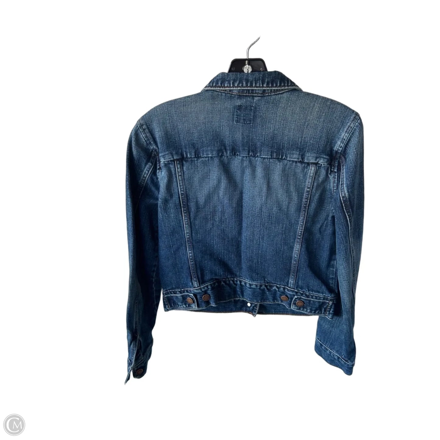 Jacket Denim By Gap In Blue Denim, Size: M