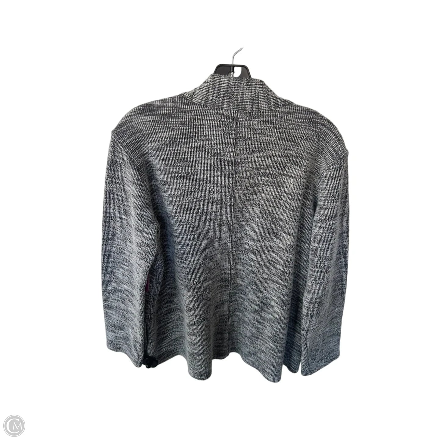 Blazer By Eileen Fisher In Black & White, Size: S