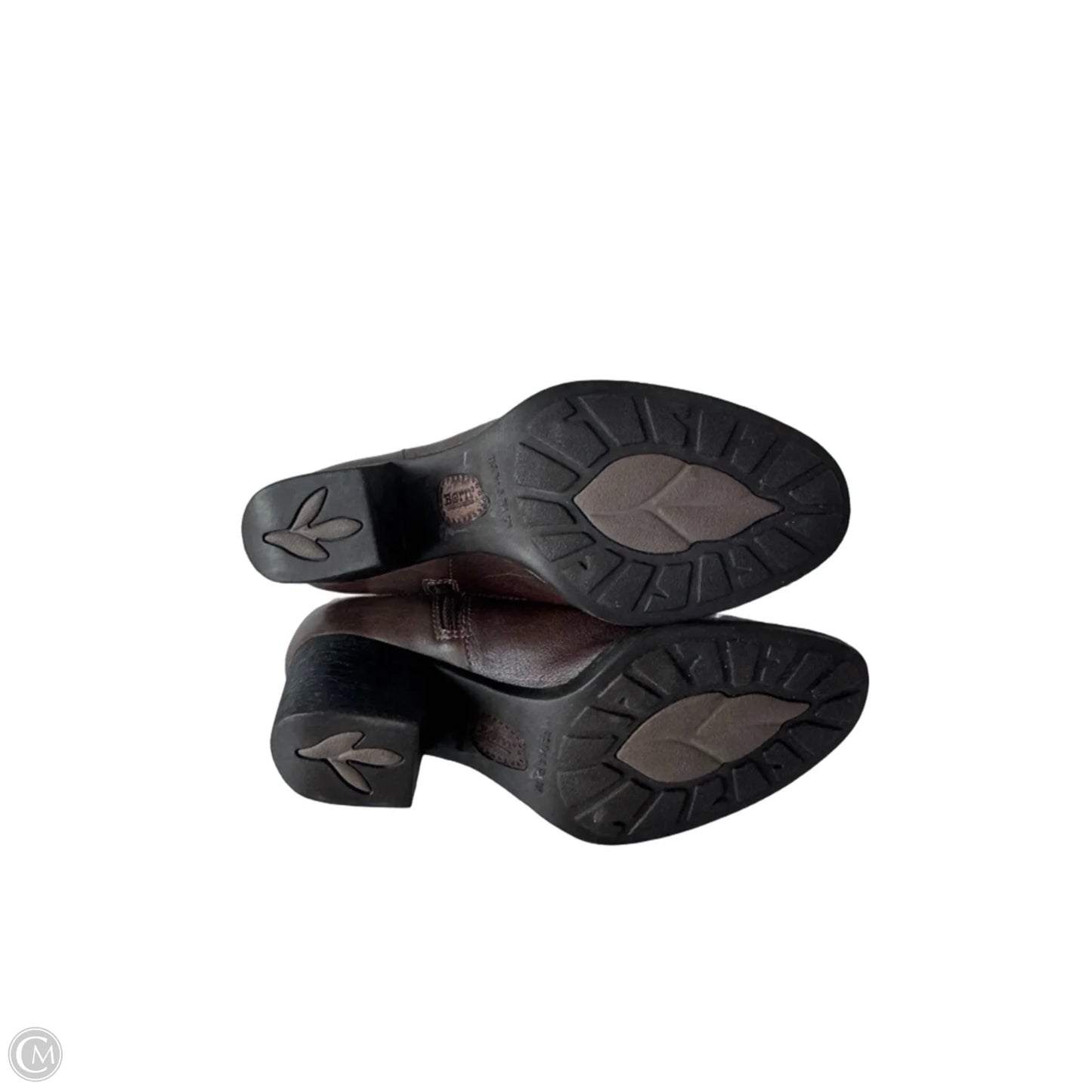 Boots Ankle Heels By Born In Brown & Tan, Size: 9.5