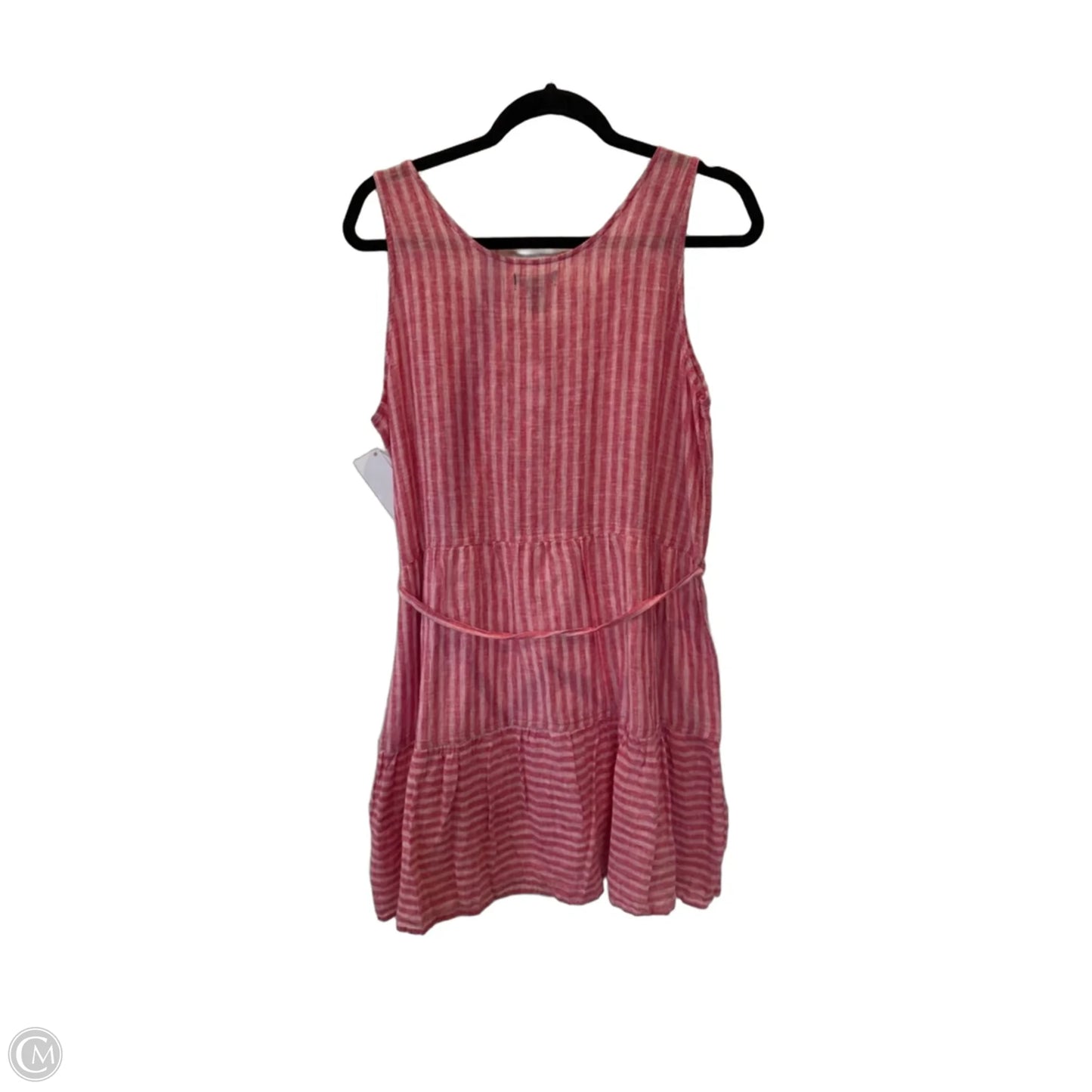 Dress Casual Short By Gap In Pink & White, Size: M