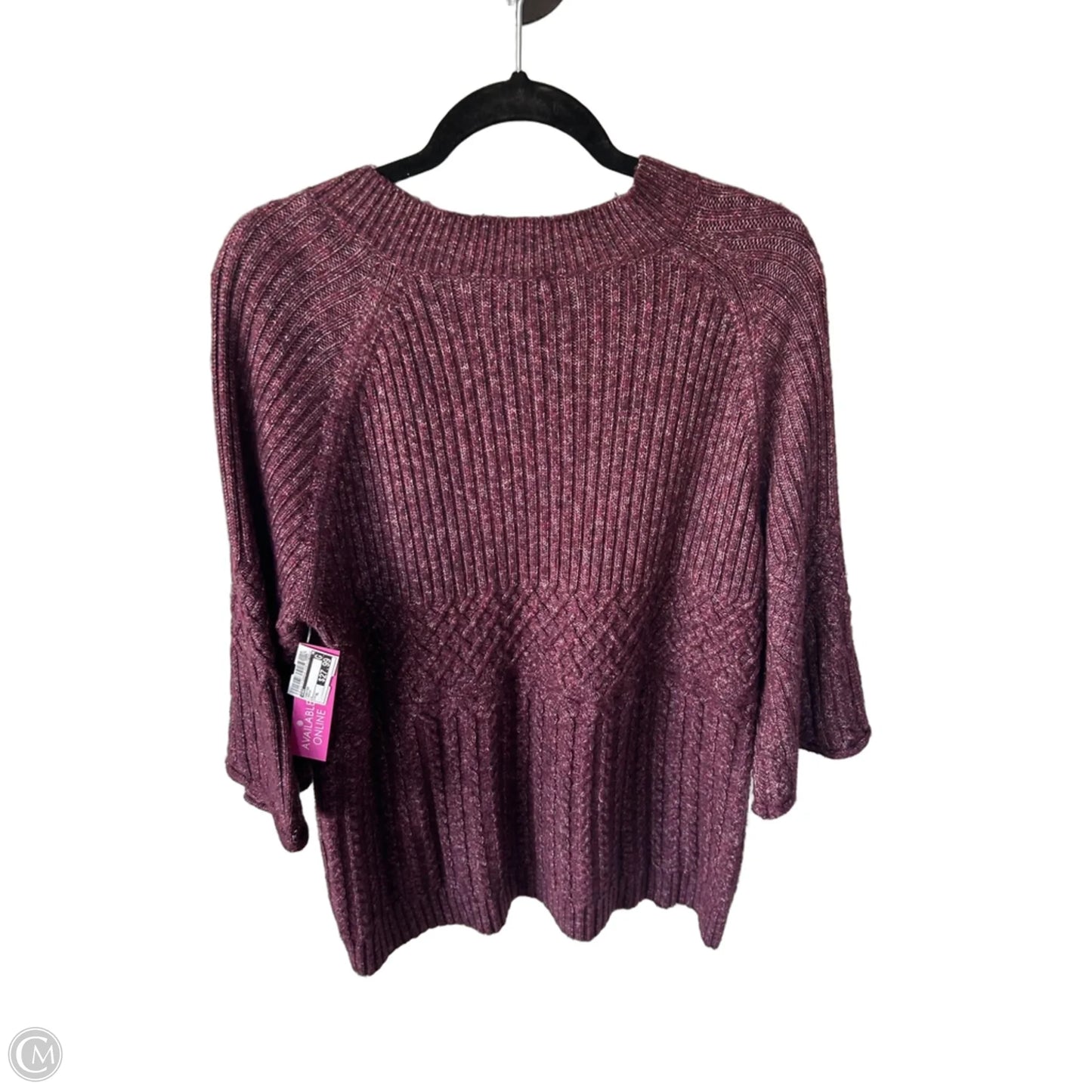 Sweater By Cabi In Maroon, Size: Xl