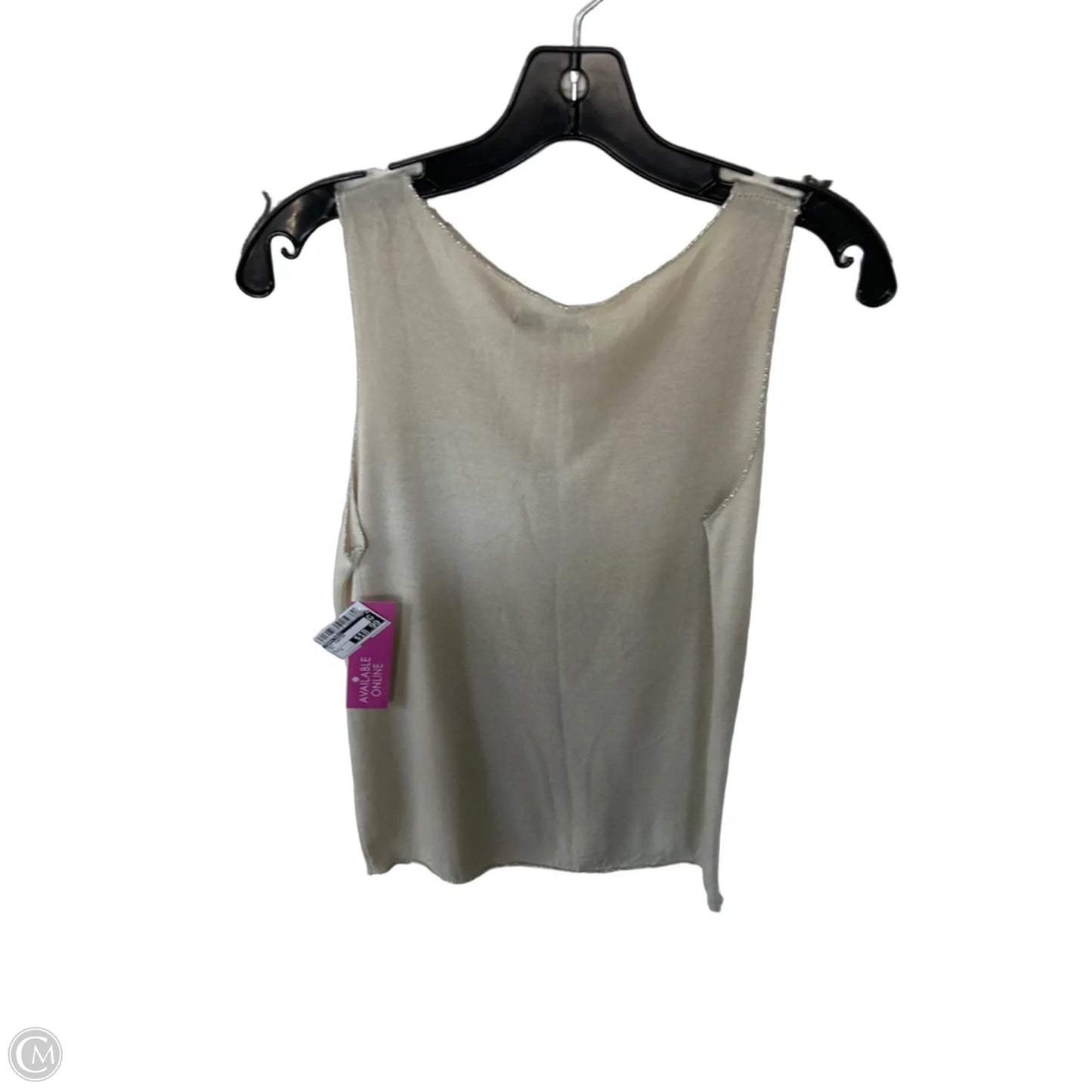 Vest Sweater By Tempo Paris In Tan, Size: S
