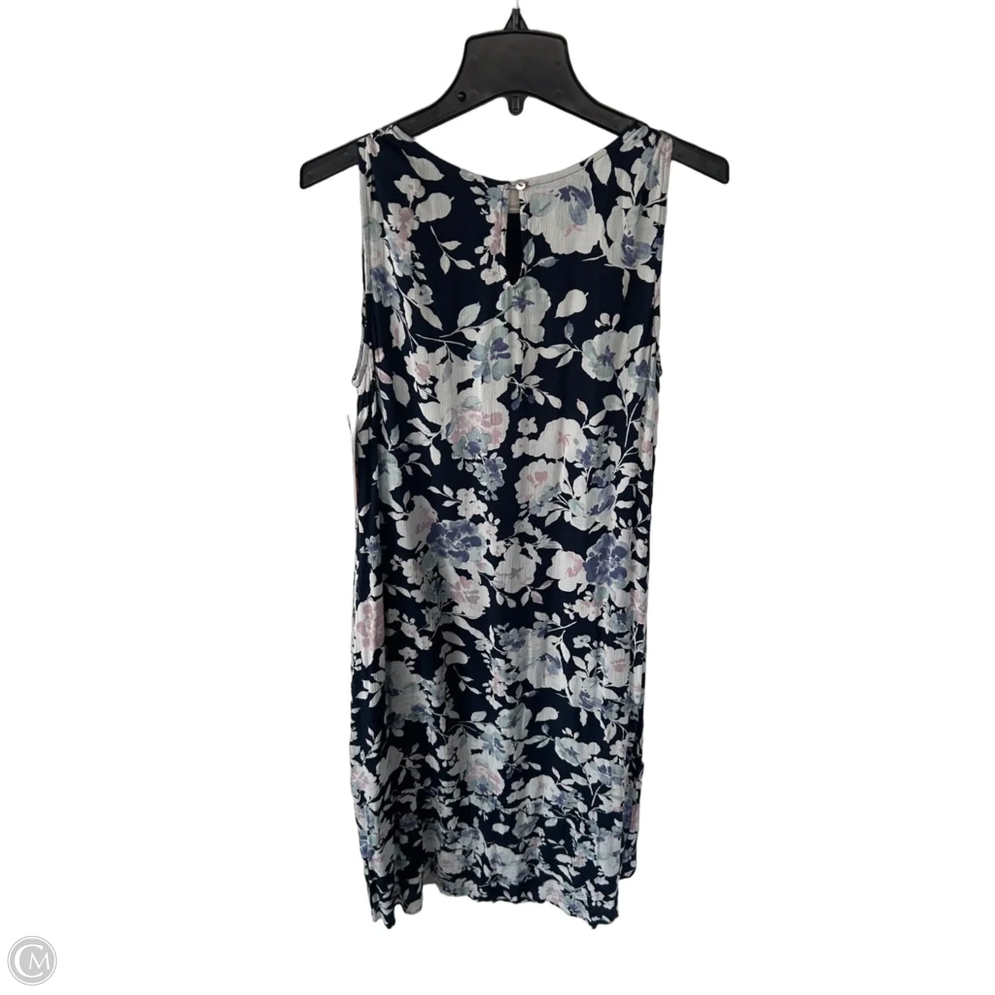 Dress Casual Midi By J. Jill In Blue & Pink, Size: M