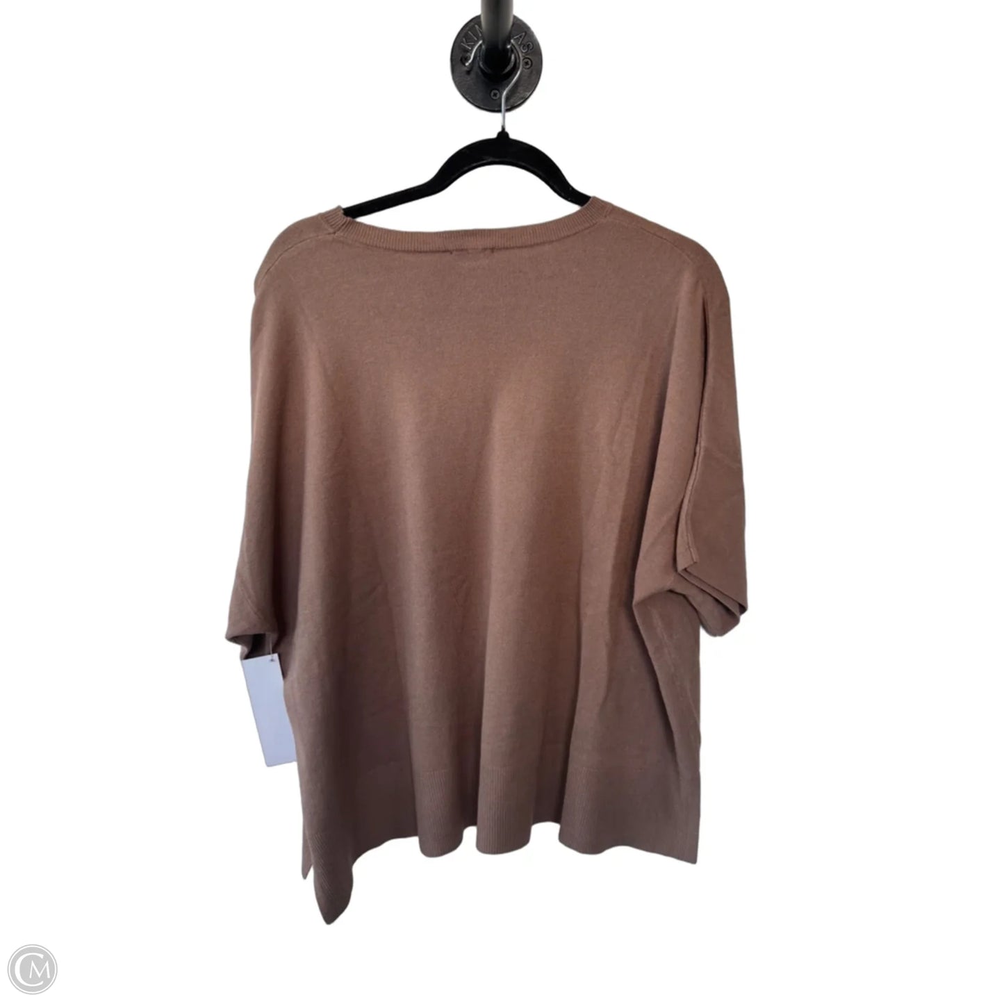 Sweater Short Sleeve By Splendid In Brown, Size: L
