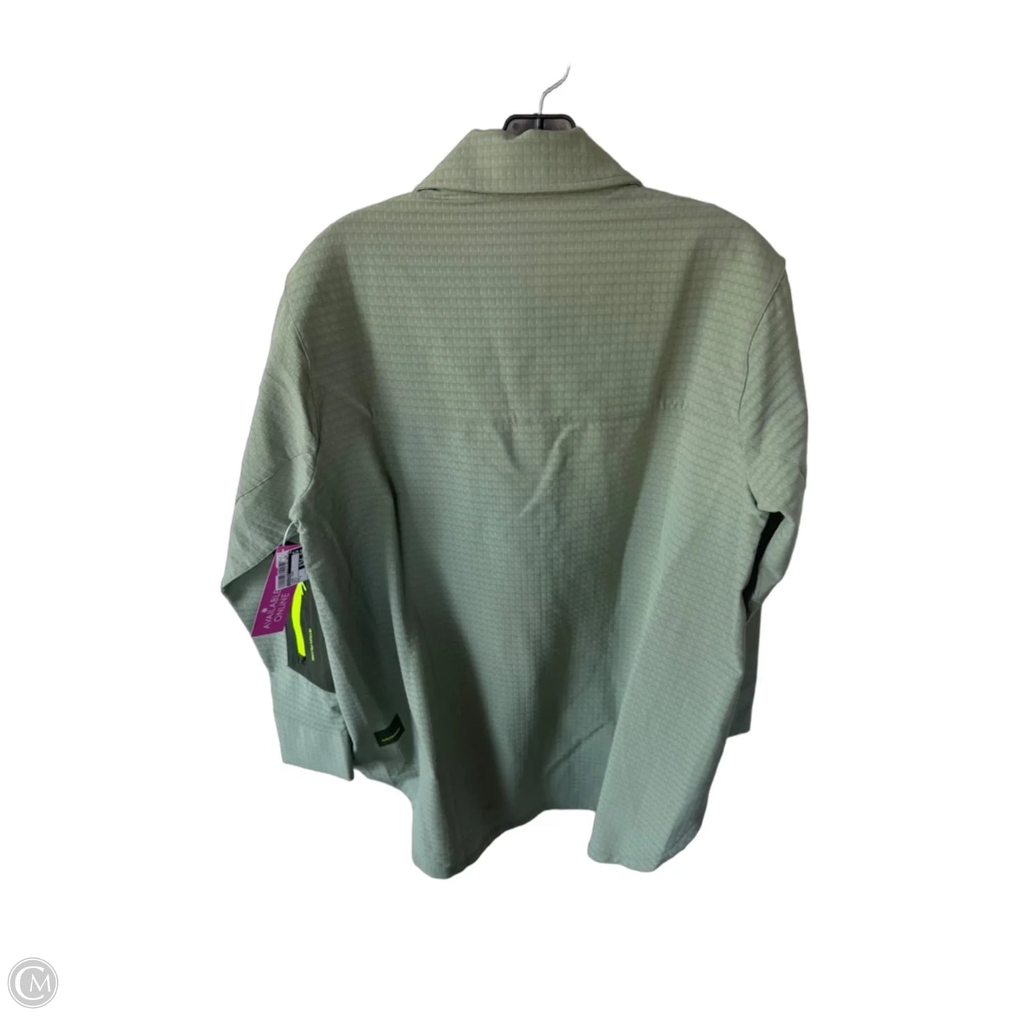 Jacket Shirt By Lululemon In Green, Size: S