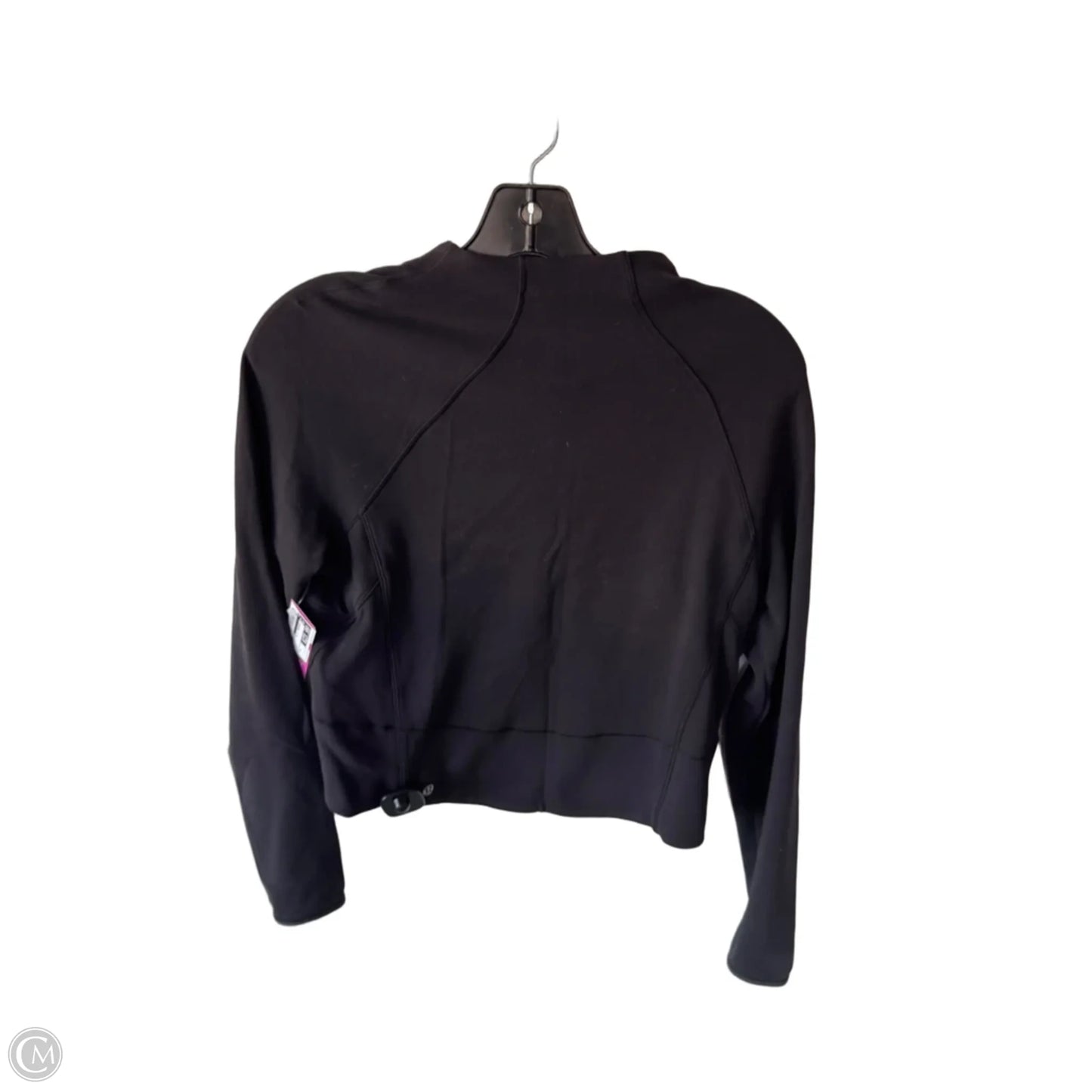 Athletic Top Long Sleeve Crewneck By Lululemon In Black, Size: M