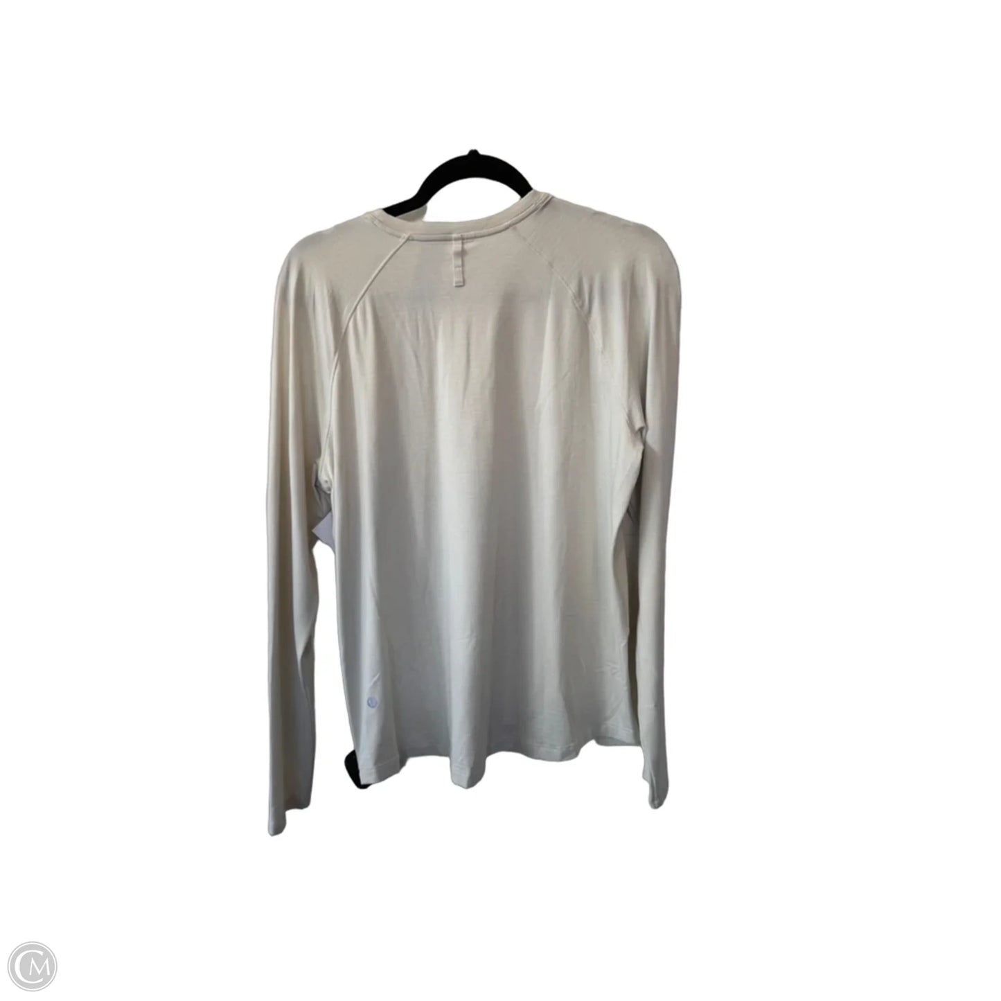 Athletic Top Long Sleeve Crewneck By Lululemon In Grey, Size: M