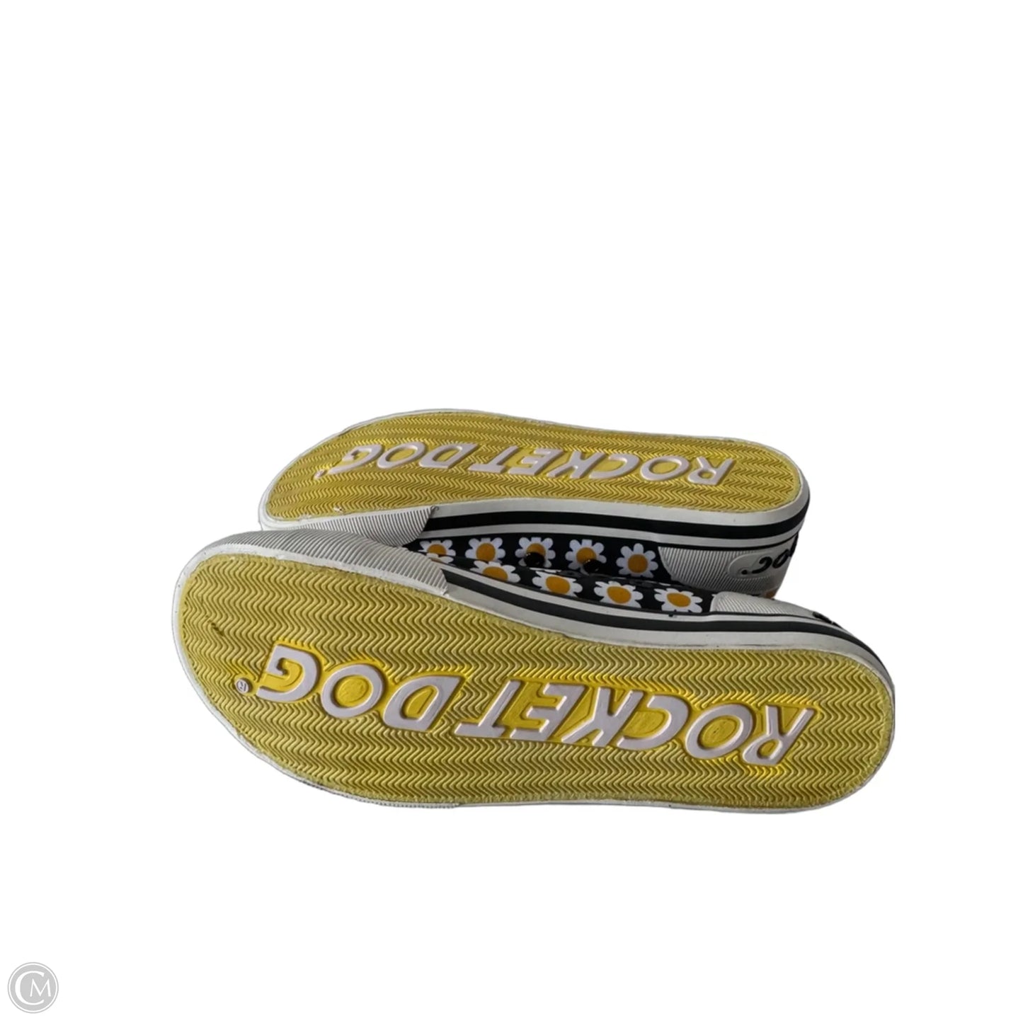 Shoes Sneakers By Rocket Dogs In Black & Yellow, Size: 10