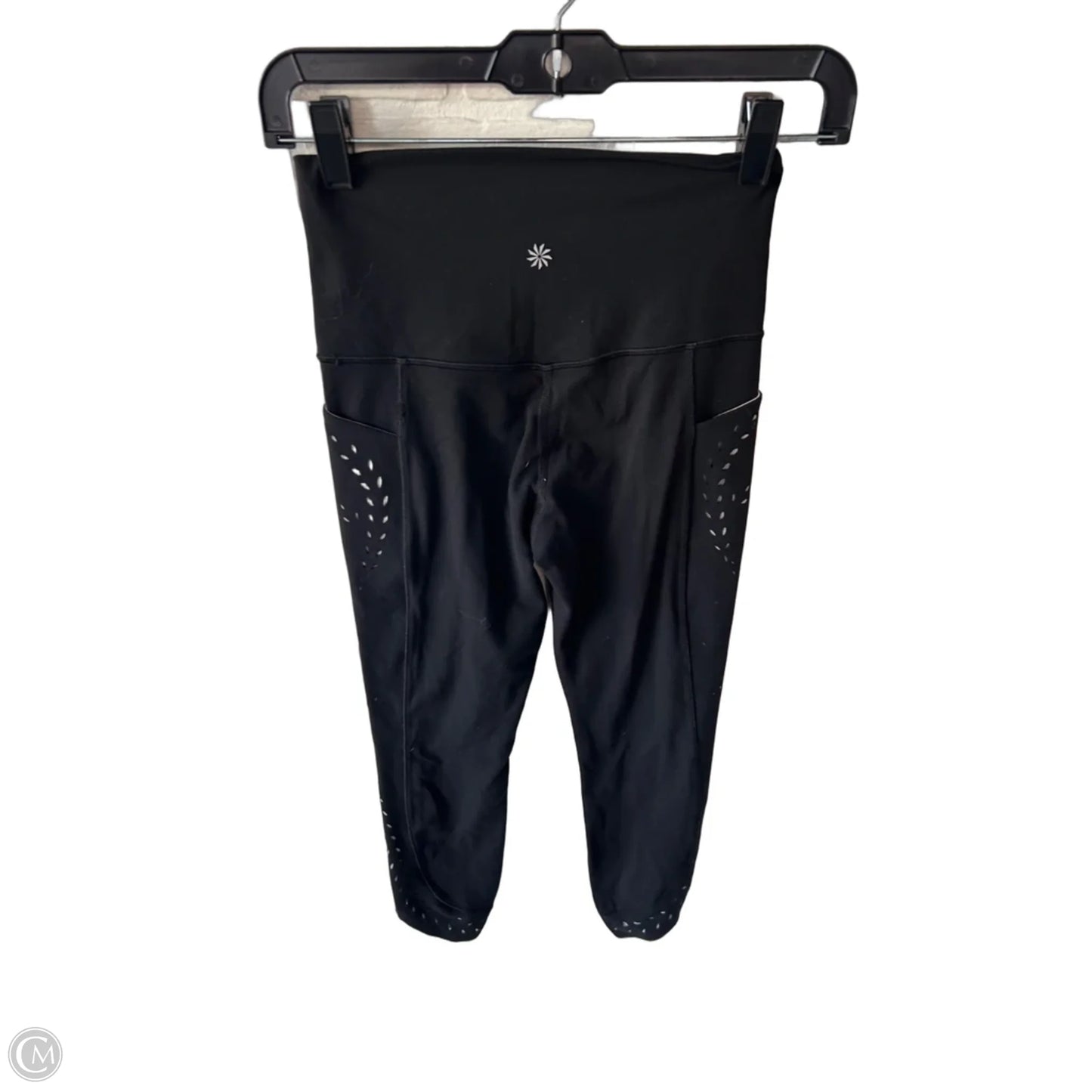 Athletic Leggings By Athleta In Black & Grey, Size: Xs