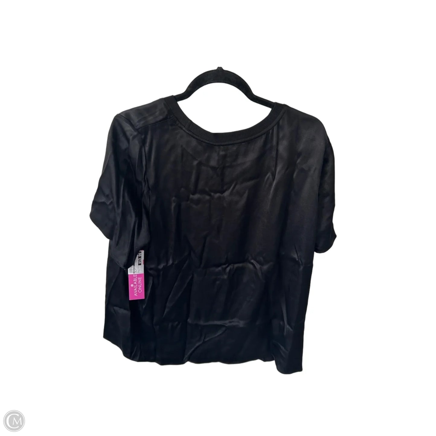 Top Short Sleeve By Nordstrom In Black, Size: L