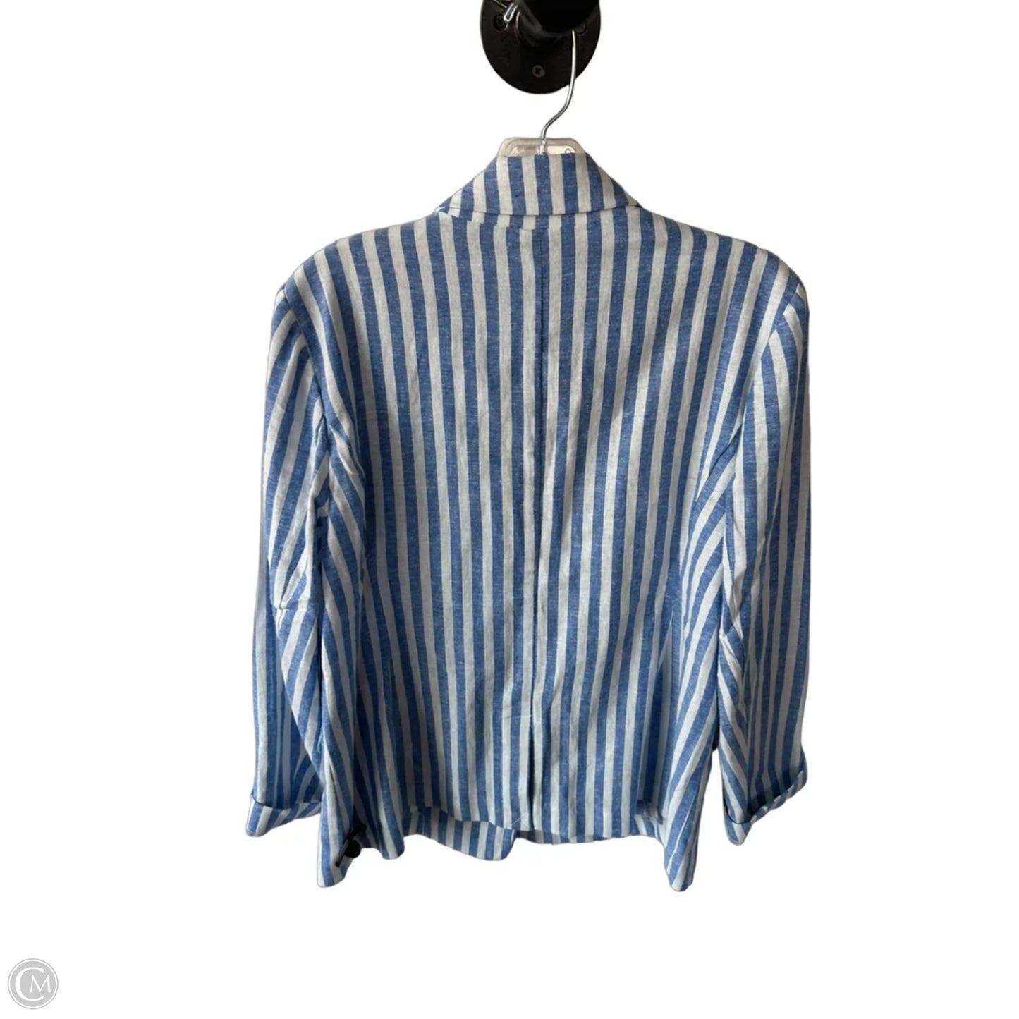 Blazer By J. Jill In Blue & White, Size: Mp