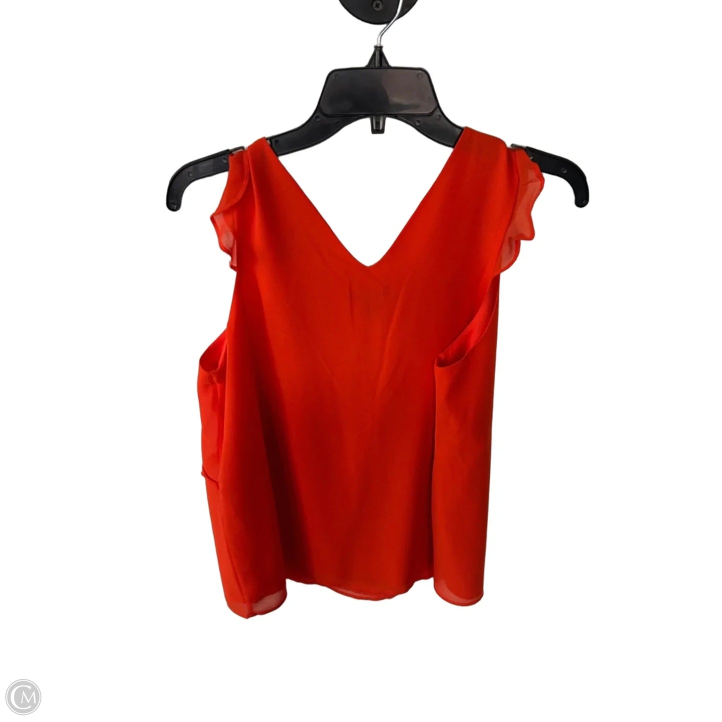 Top Sleeveless By Halogen In Orange, Size: M