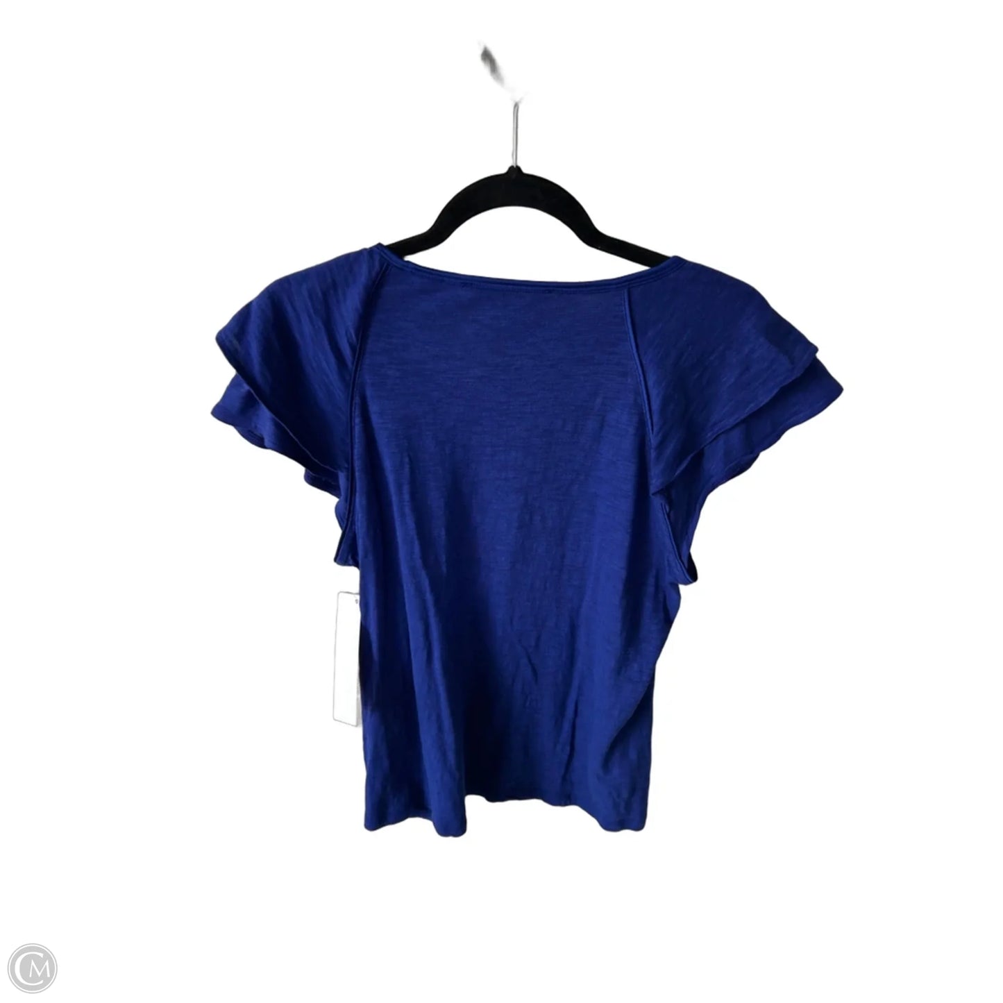 Top Short Sleeve By White House Black Market In Blue, Size: M