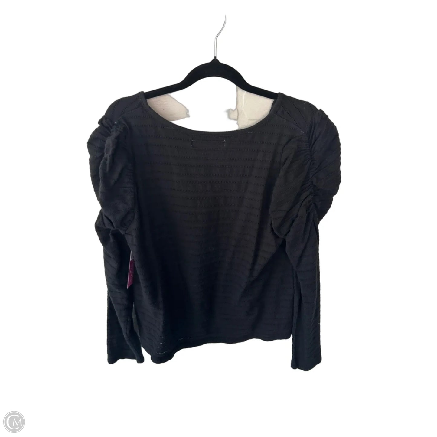 Top Long Sleeve By Loft In Black, Size: M