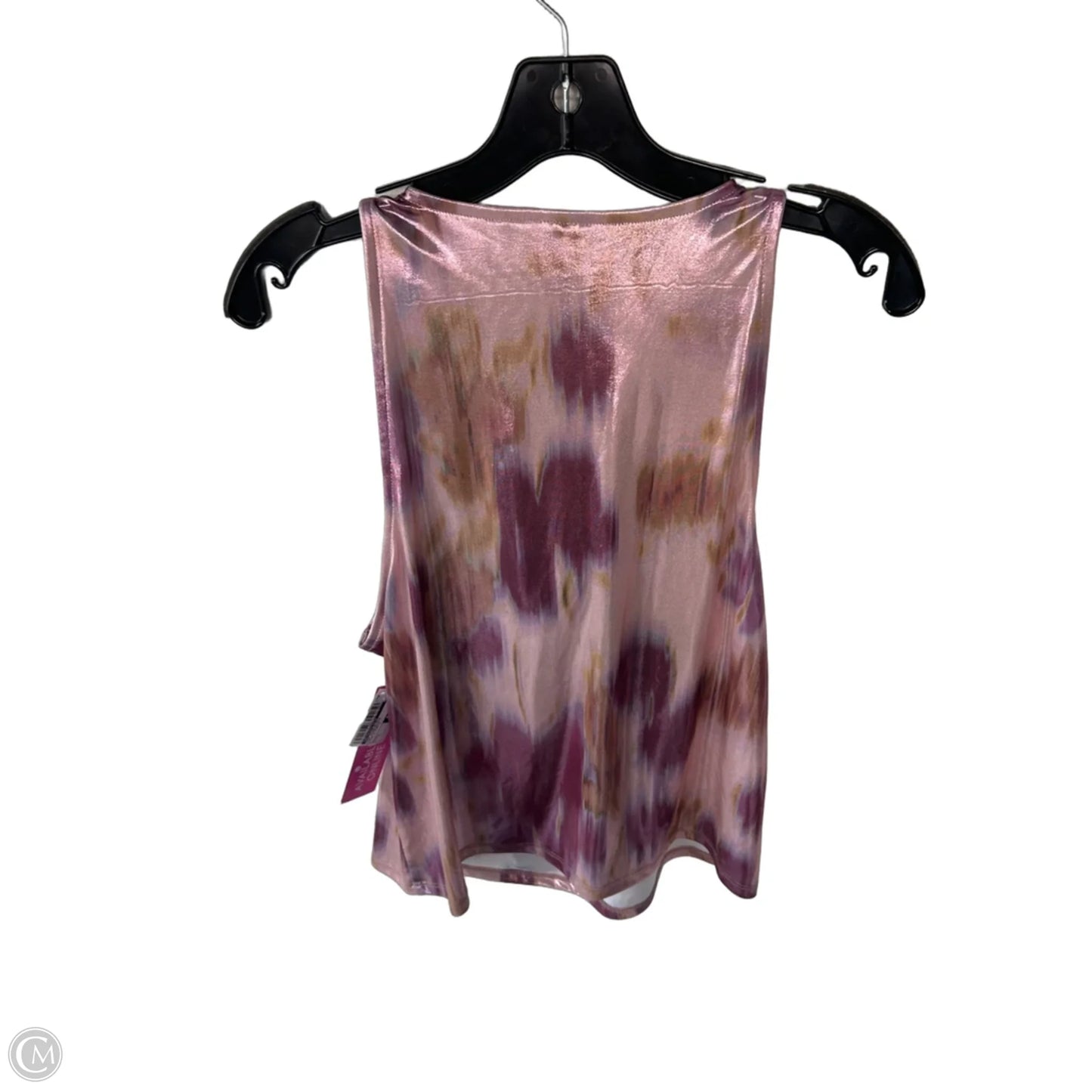 Top Sleeveless By Anthropologie In Pink & Purple, Size: L