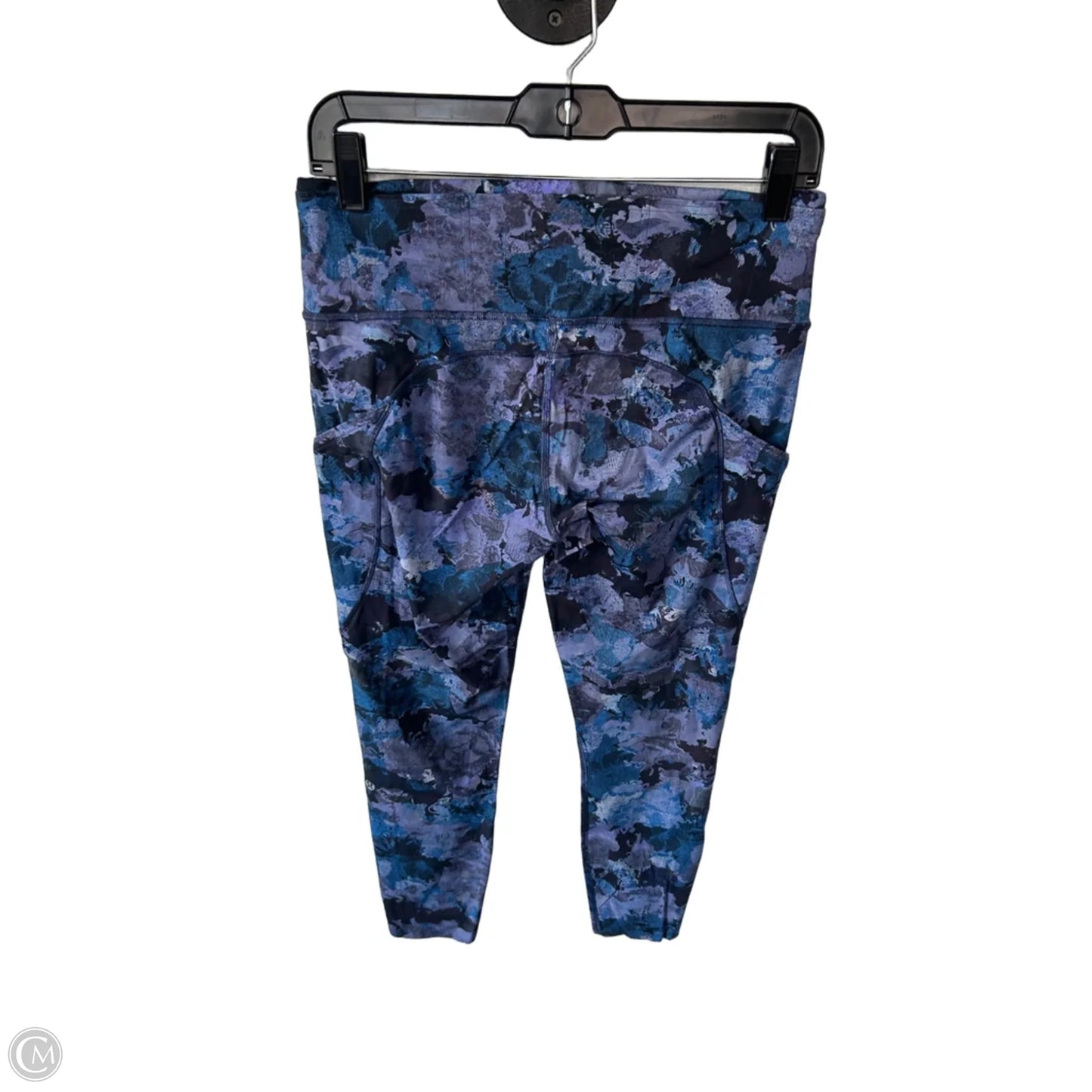 Athletic Leggings By Lululemon In Blue & Purple, Size: 10