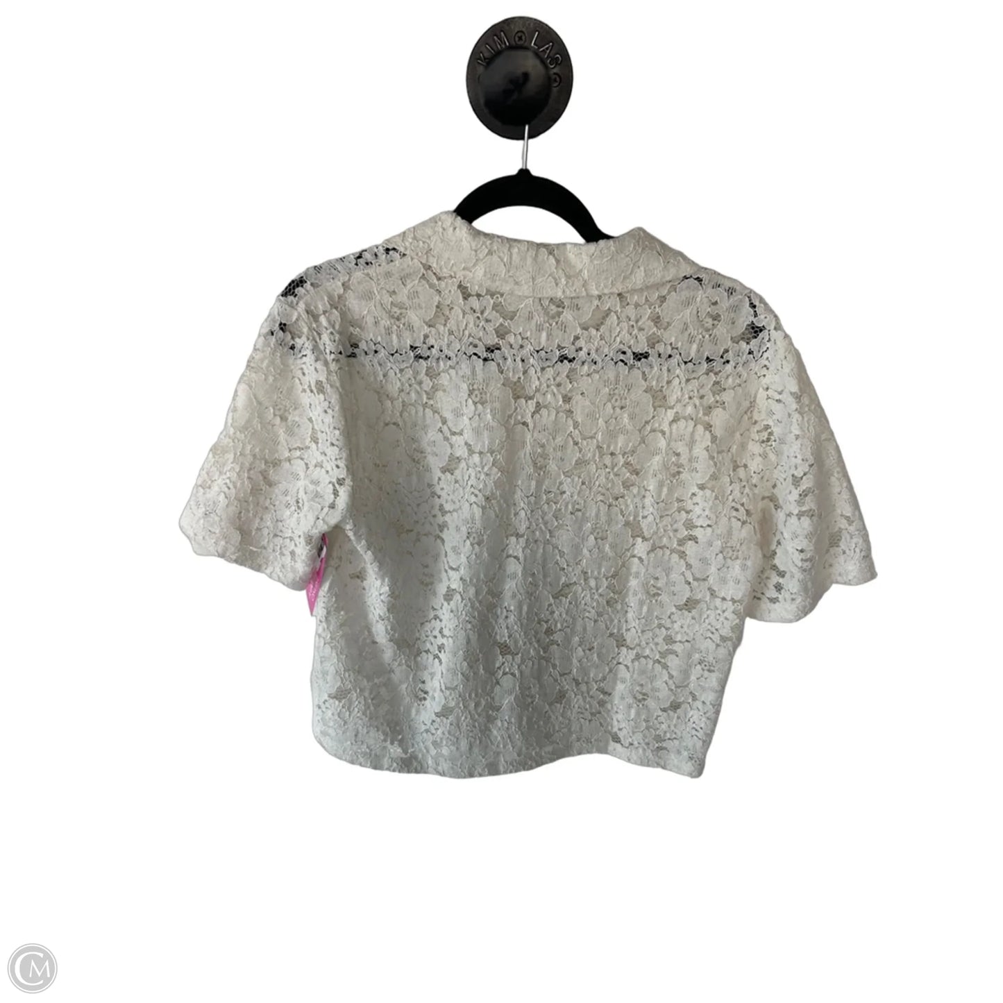 Top Short Sleeve By Loft In White, Size: S