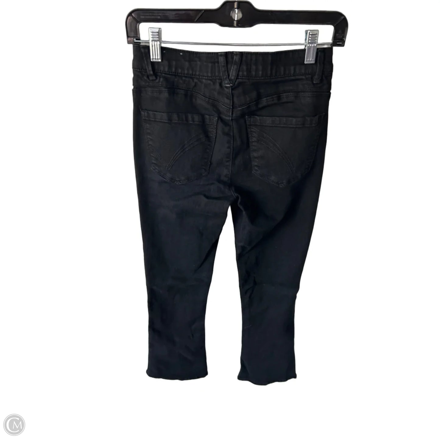 Jeans Boot Cut By Wit & Wisdom In Black Denim, Size: 0p
