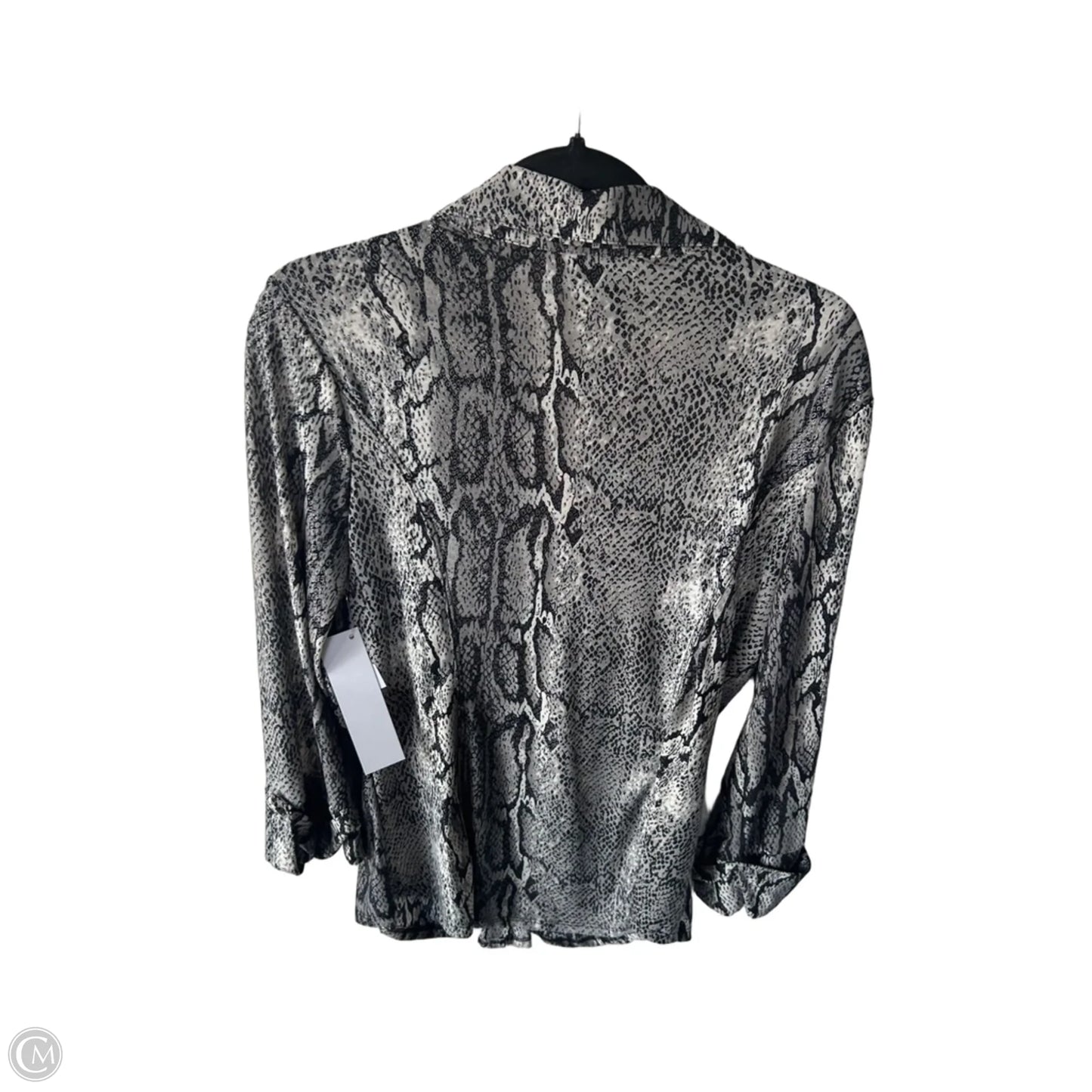 Top 3/4 Sleeve By Inc In Snakeskin Print, Size: Xl