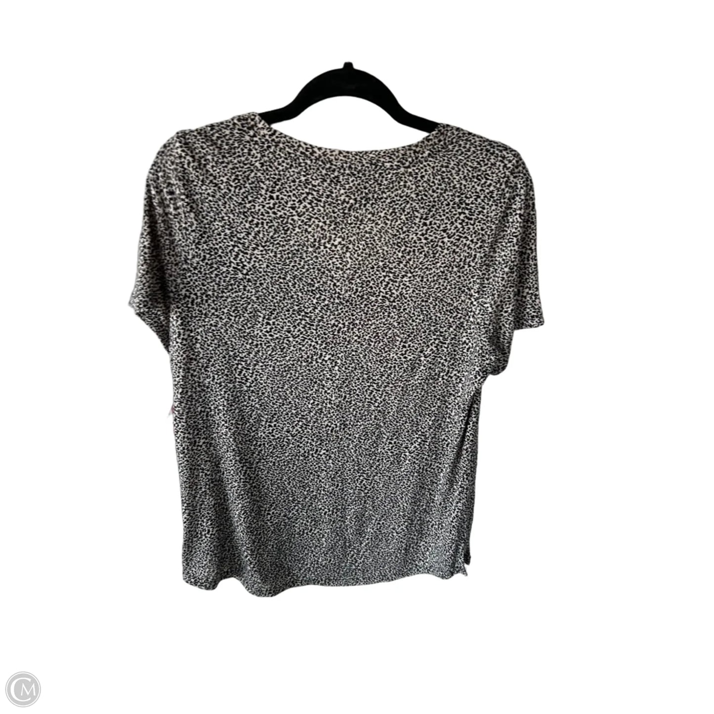 Athletic Top Short Sleeve By Athleta In Animal Print, Size: L
