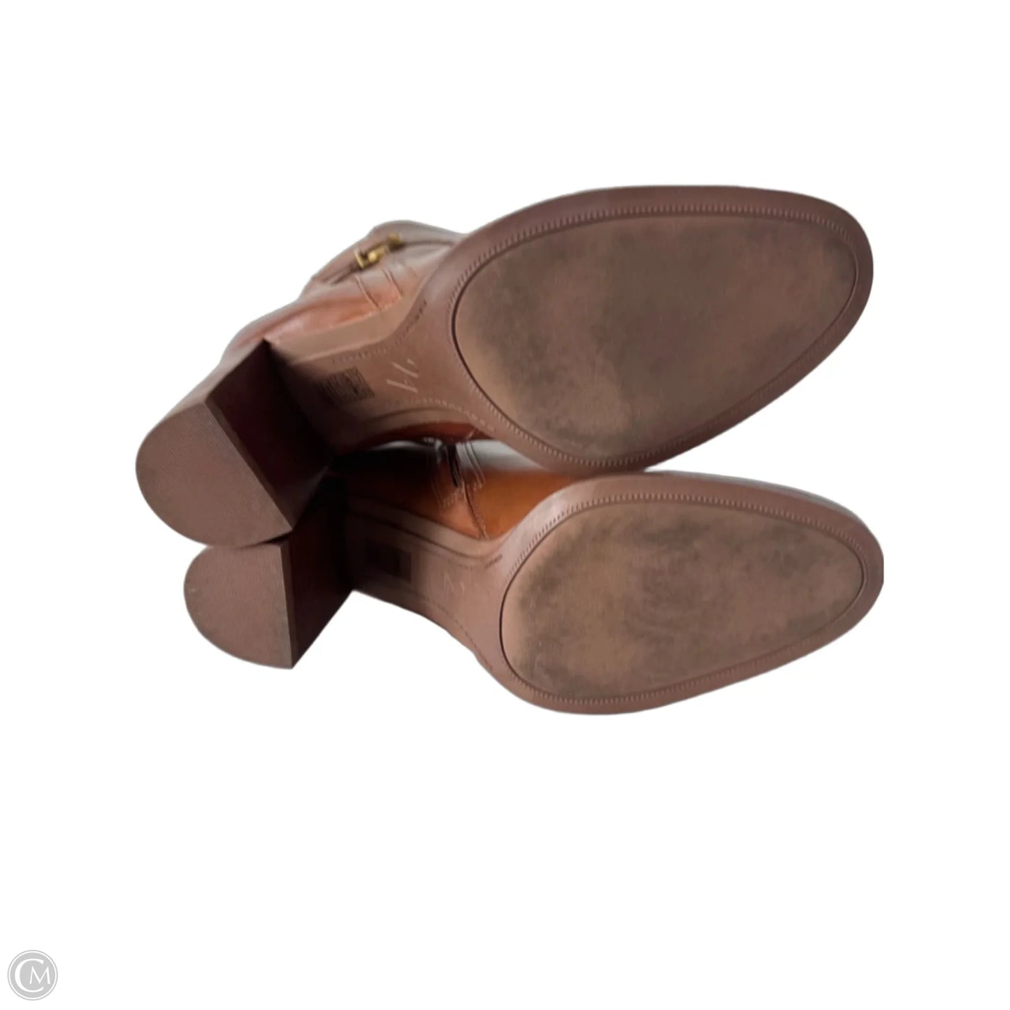Boots Mid-calf Heels By Naturalizer In Brown, Size: 11
