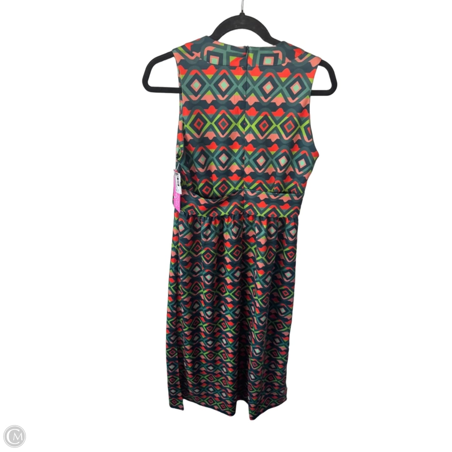 Dress Casual Maxi By Cmc In Green & Orange, Size: M