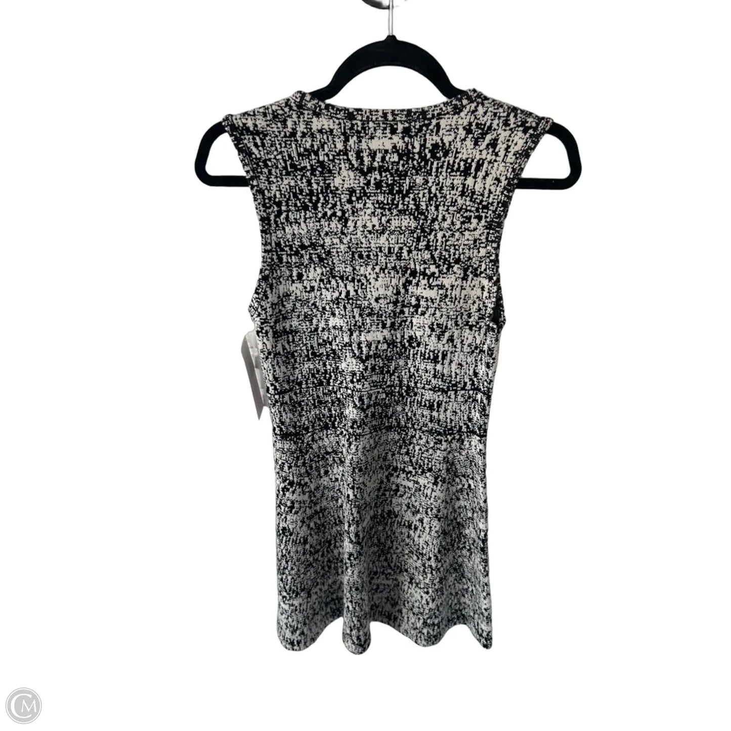 Dress Casual Short By Theory In Black & Cream, Size: M