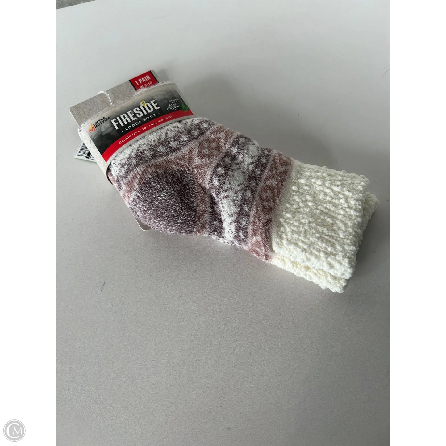 Socks By Clothes Mentor In Blue & White, Size: Osfm