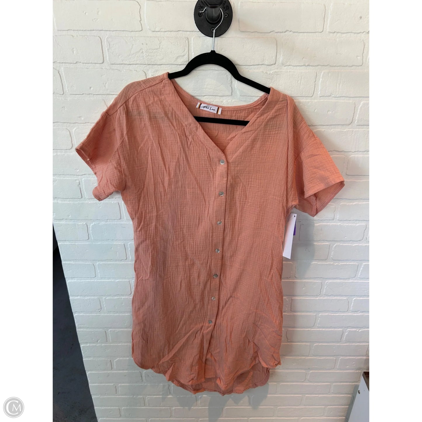 Dress Casual Midi By Clothes Mentor In Orange, Size: S