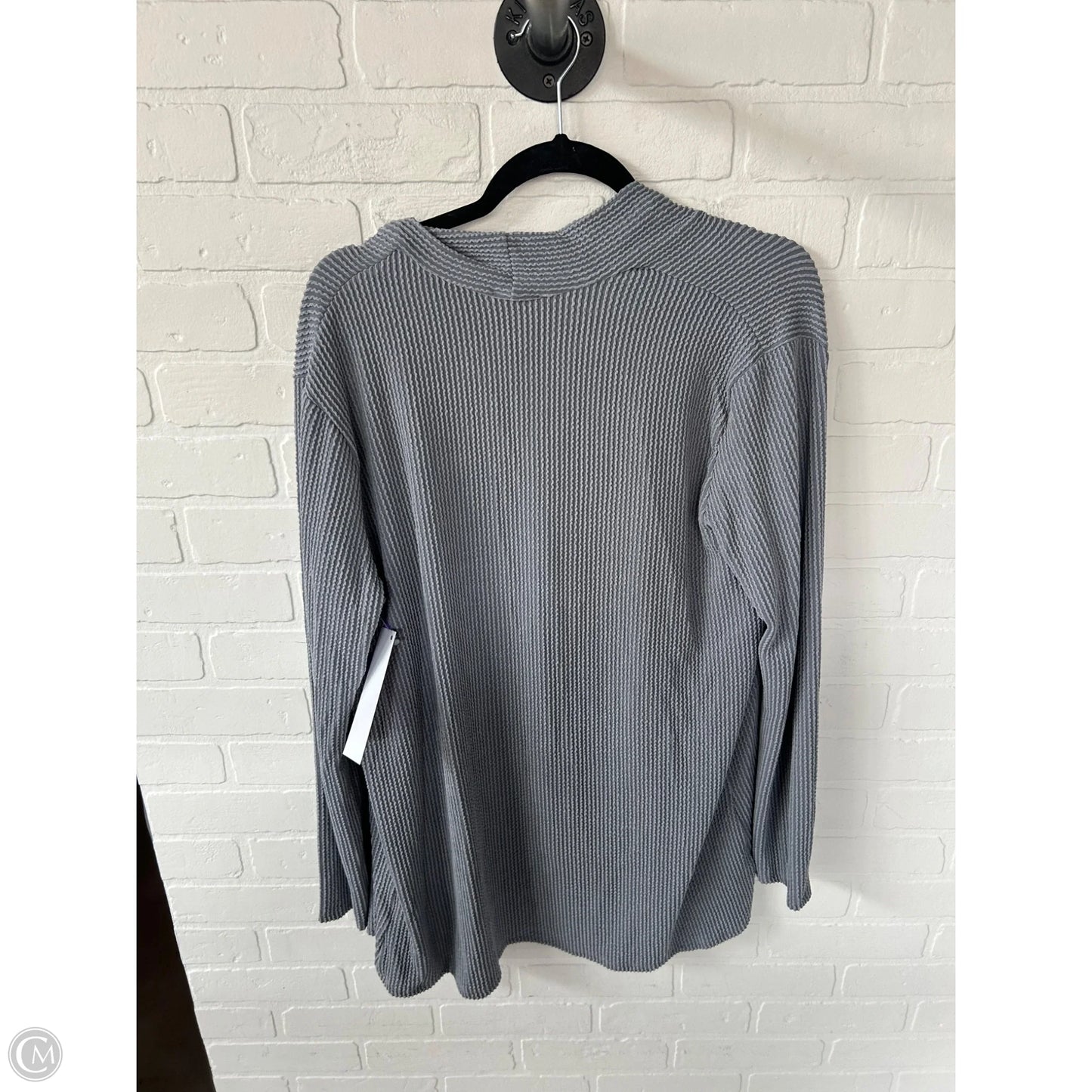 Cardigan By Clothes Mentor In Blue, Size: L