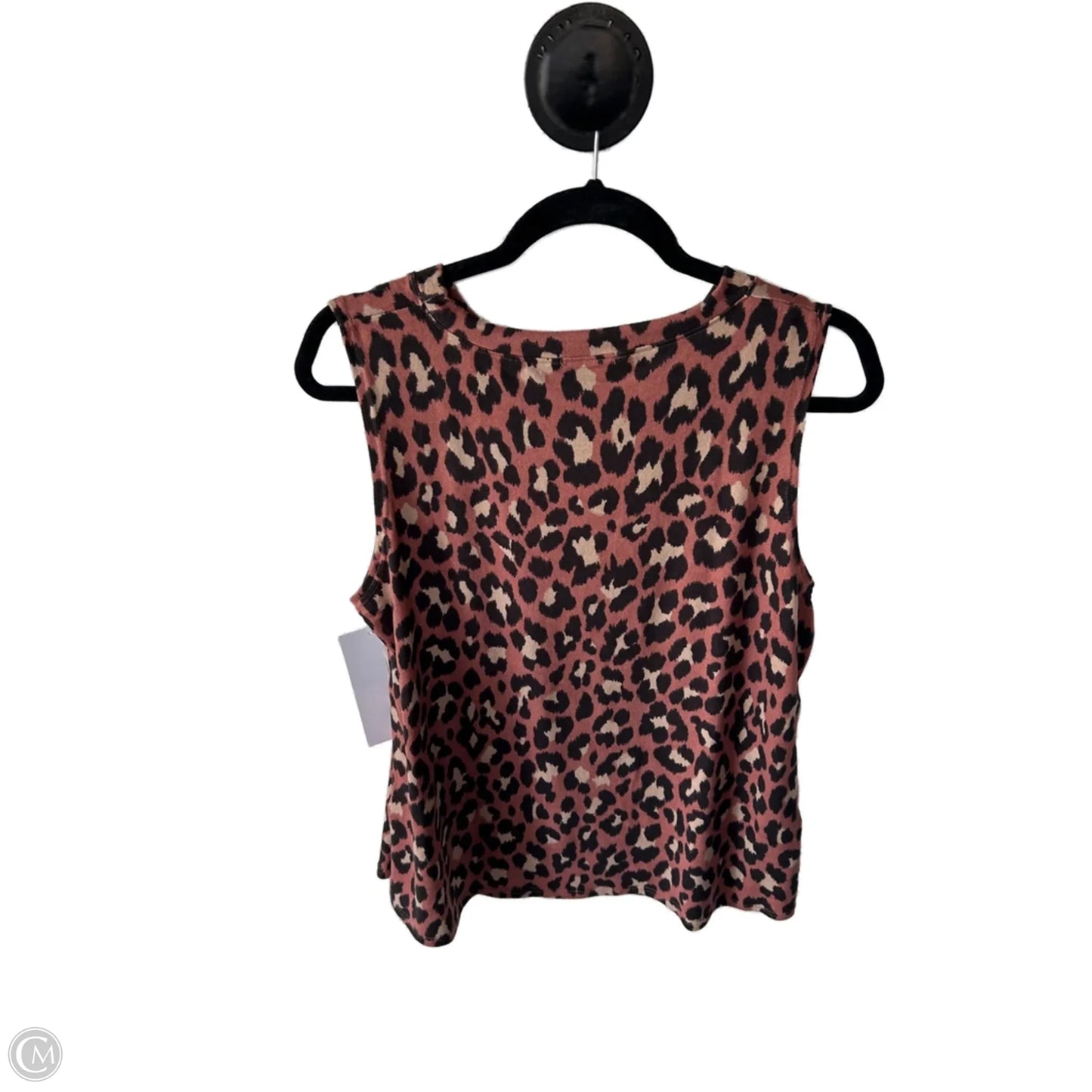 Top Sleeveless By Clothes Mentor In Animal Print, Size: L