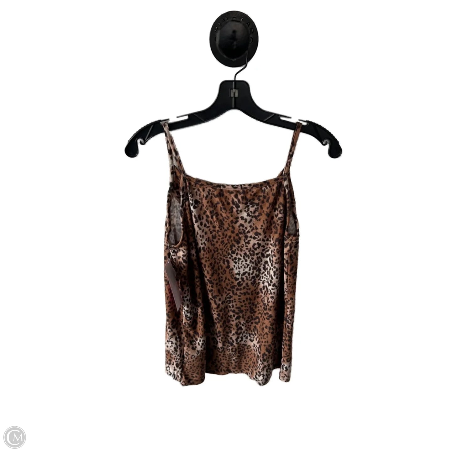 Top Sleeveless By Clothes Mentor In Animal Print, Size: M