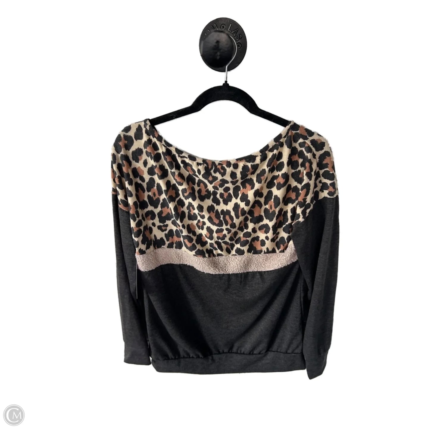 Top Long Sleeve By Clothes Mentor In Animal Print, Size: M